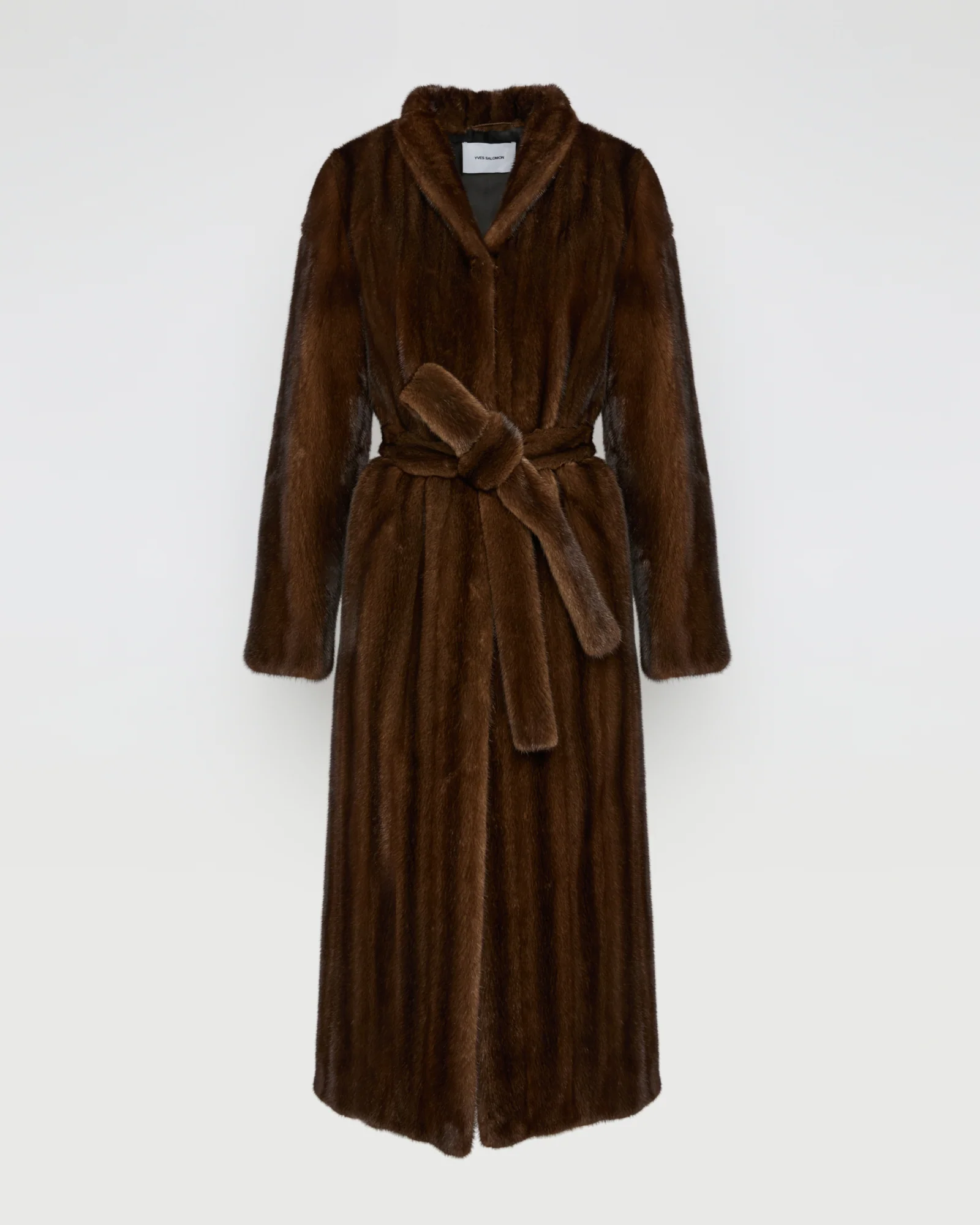 Manteau long en fourrure de vison long poil - Image 5
