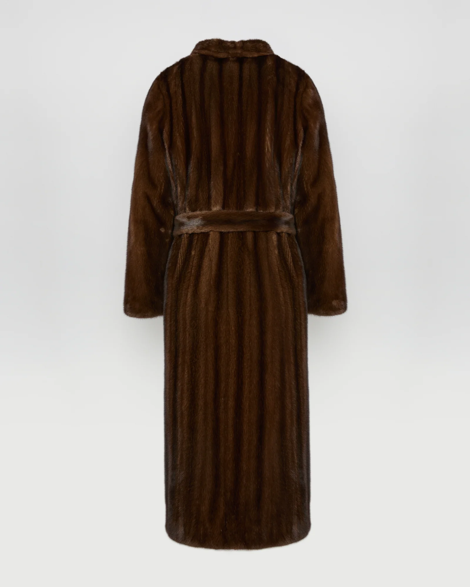 Manteau long en fourrure de vison long poil - Image 6