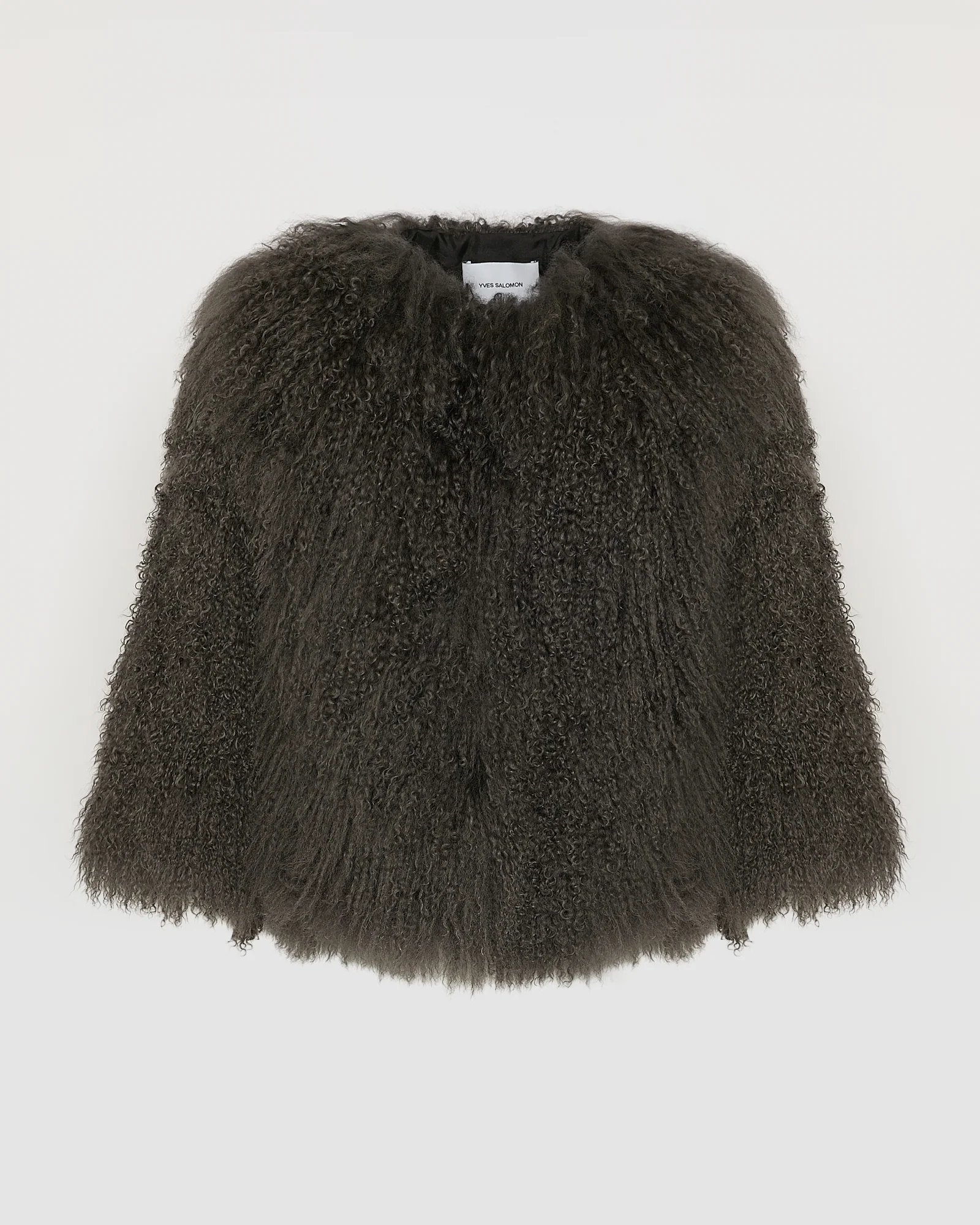 Veste courte en agneau de Mongolie - Image 4