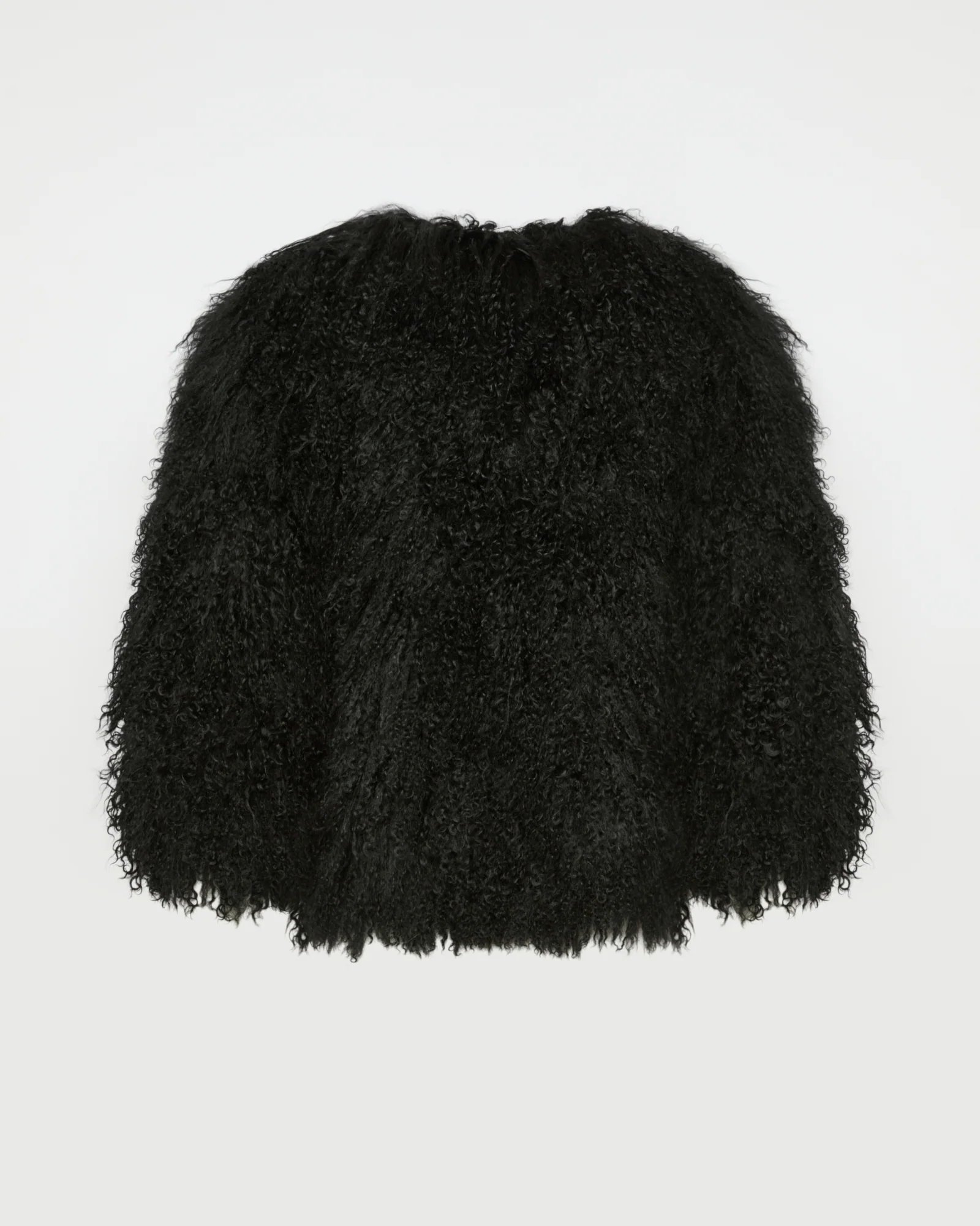 Veste courte en agneau de Mongolie - Image 5