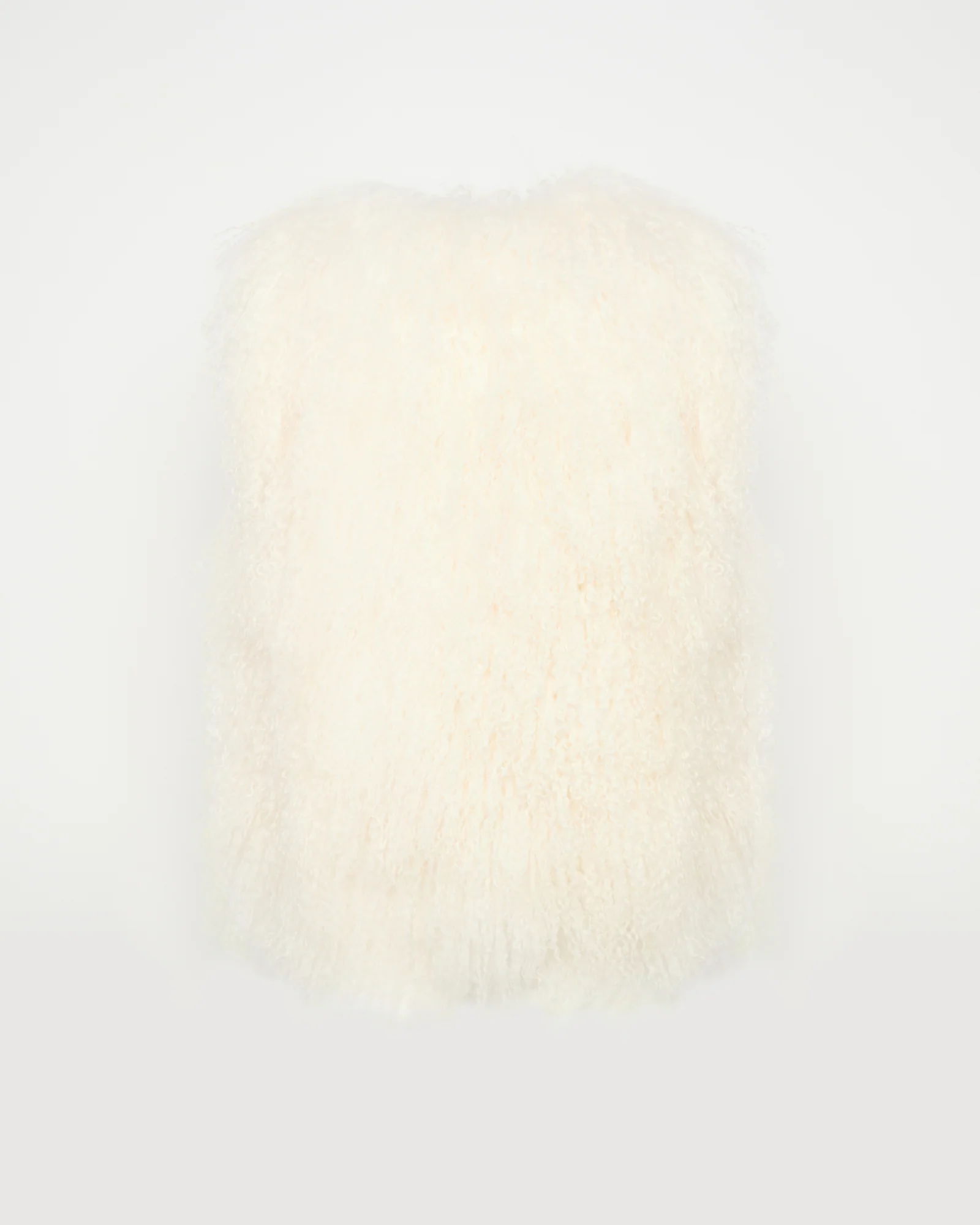 Gilet sans manche en agneau de Mongolie - Image 5