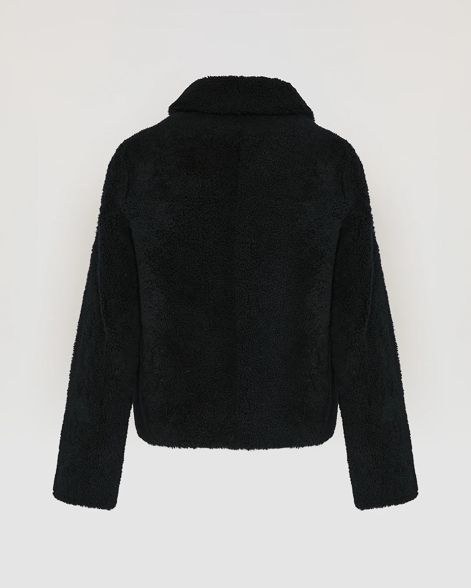 Veste courte boutonnée en agneau Mérinos - Image 6