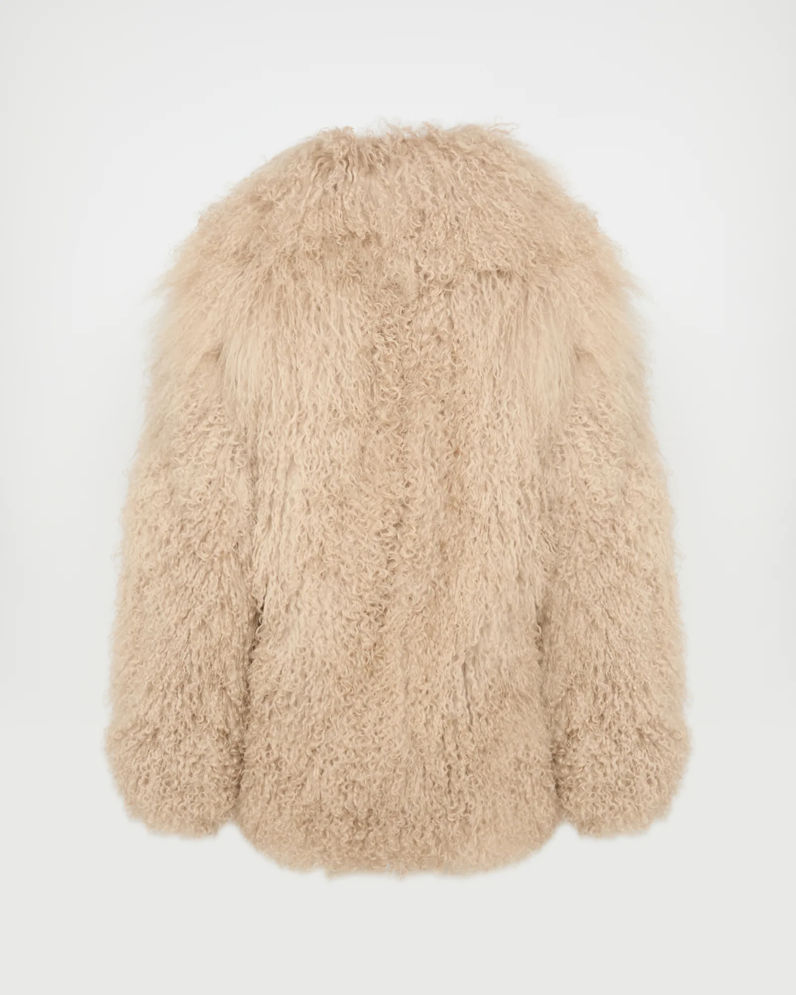 Veste oversize en agneau de Mongolie - Image 7