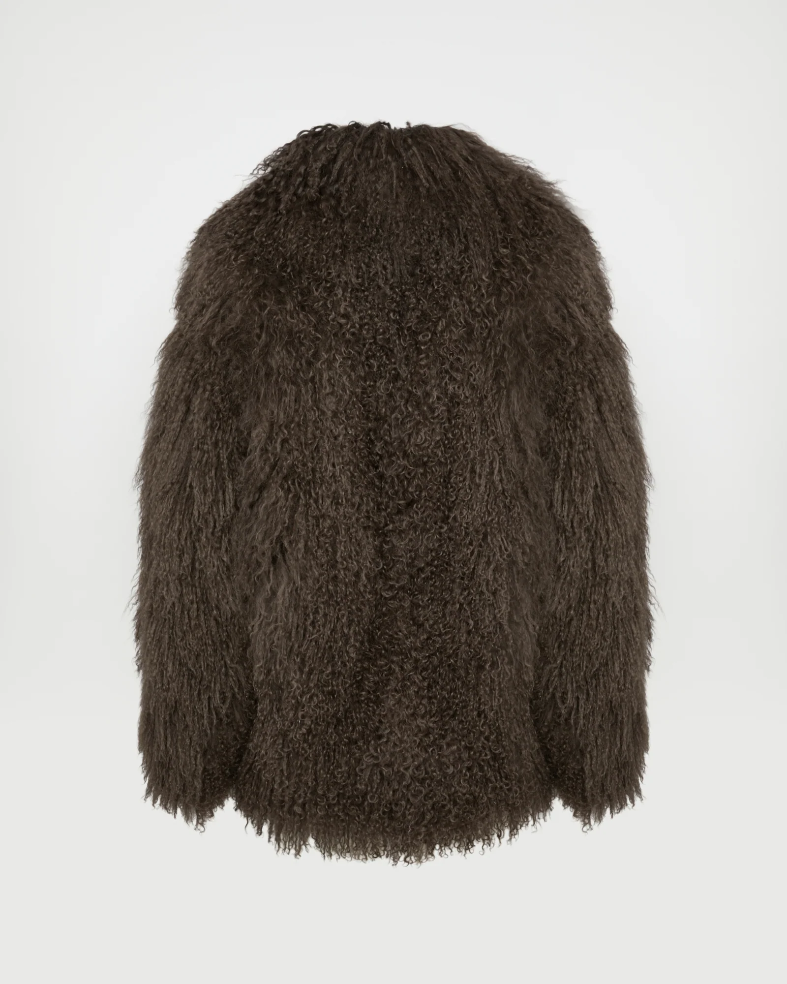 Veste oversize en agneau de Mongolie - Image 5