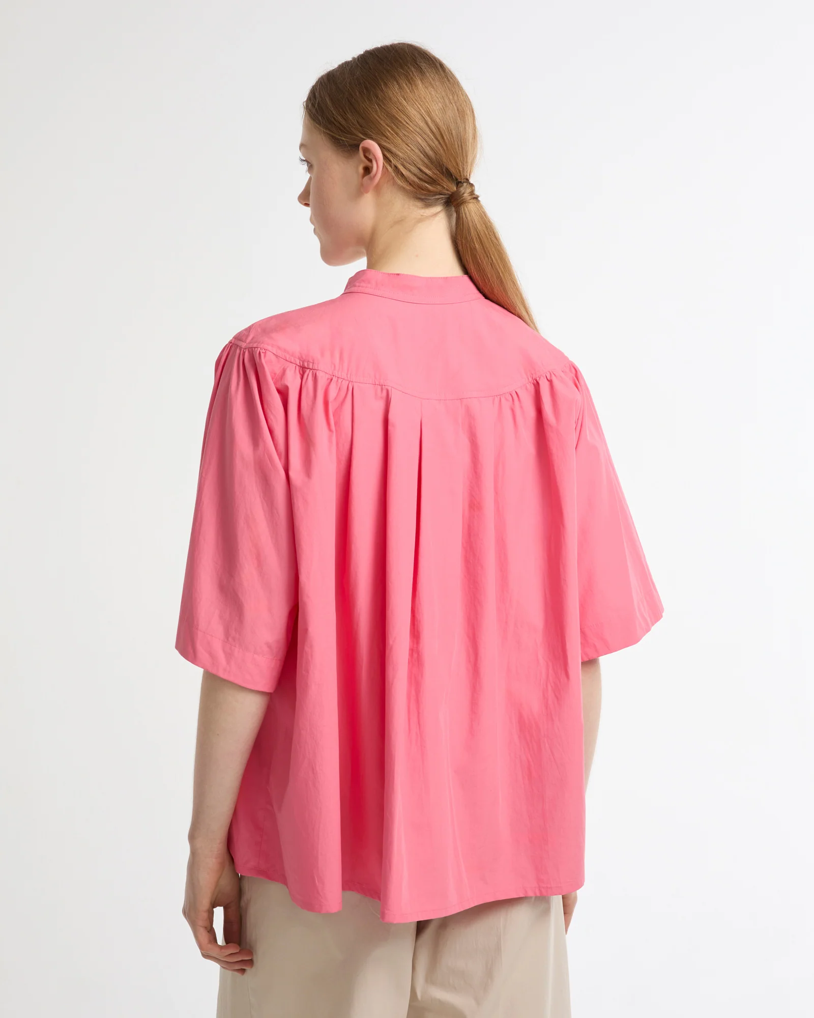 Blouse ample en popeline de coton - Image 3