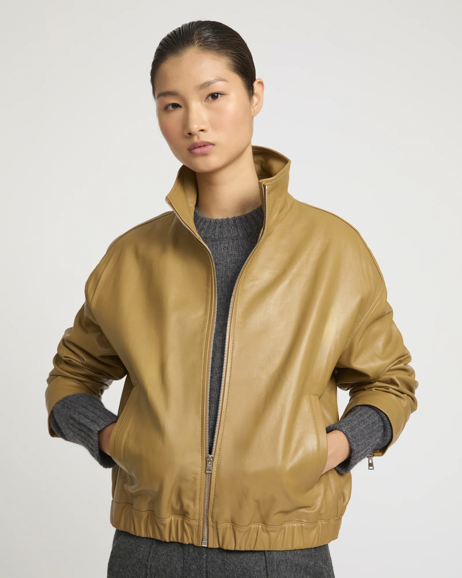 Blouson en cuir d'agneau - Image 3