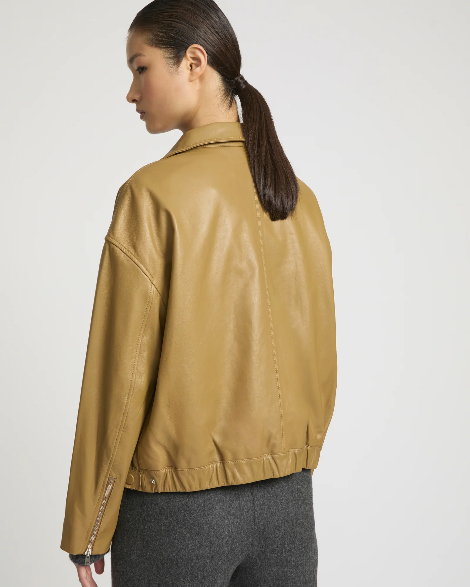 Blouson en cuir d'agneau - Image 4
