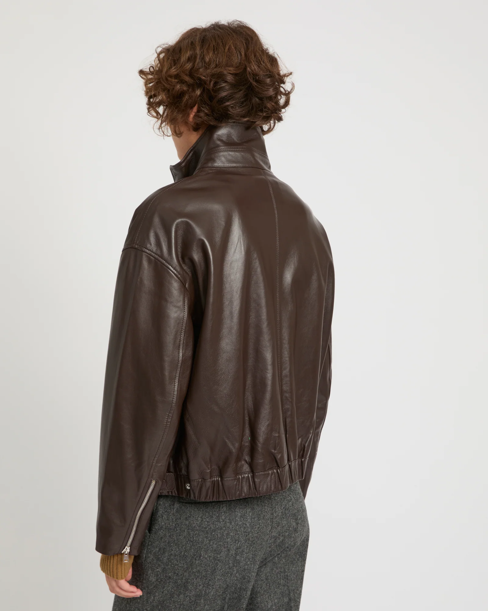 Blouson en cuir d'agneau - Image 4