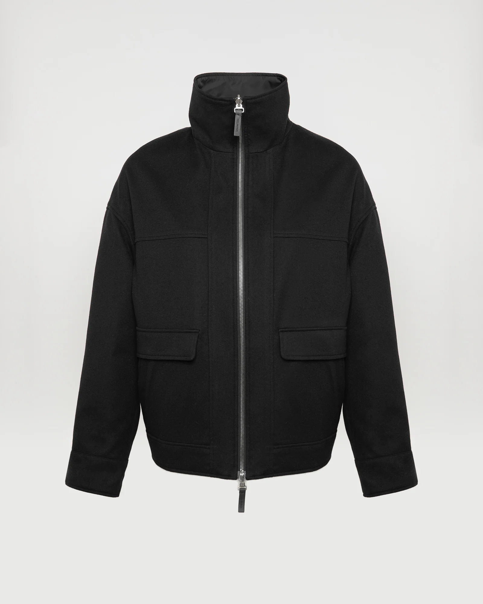 Blouson réversible en lainage cachemire et tissu technique - Image 6