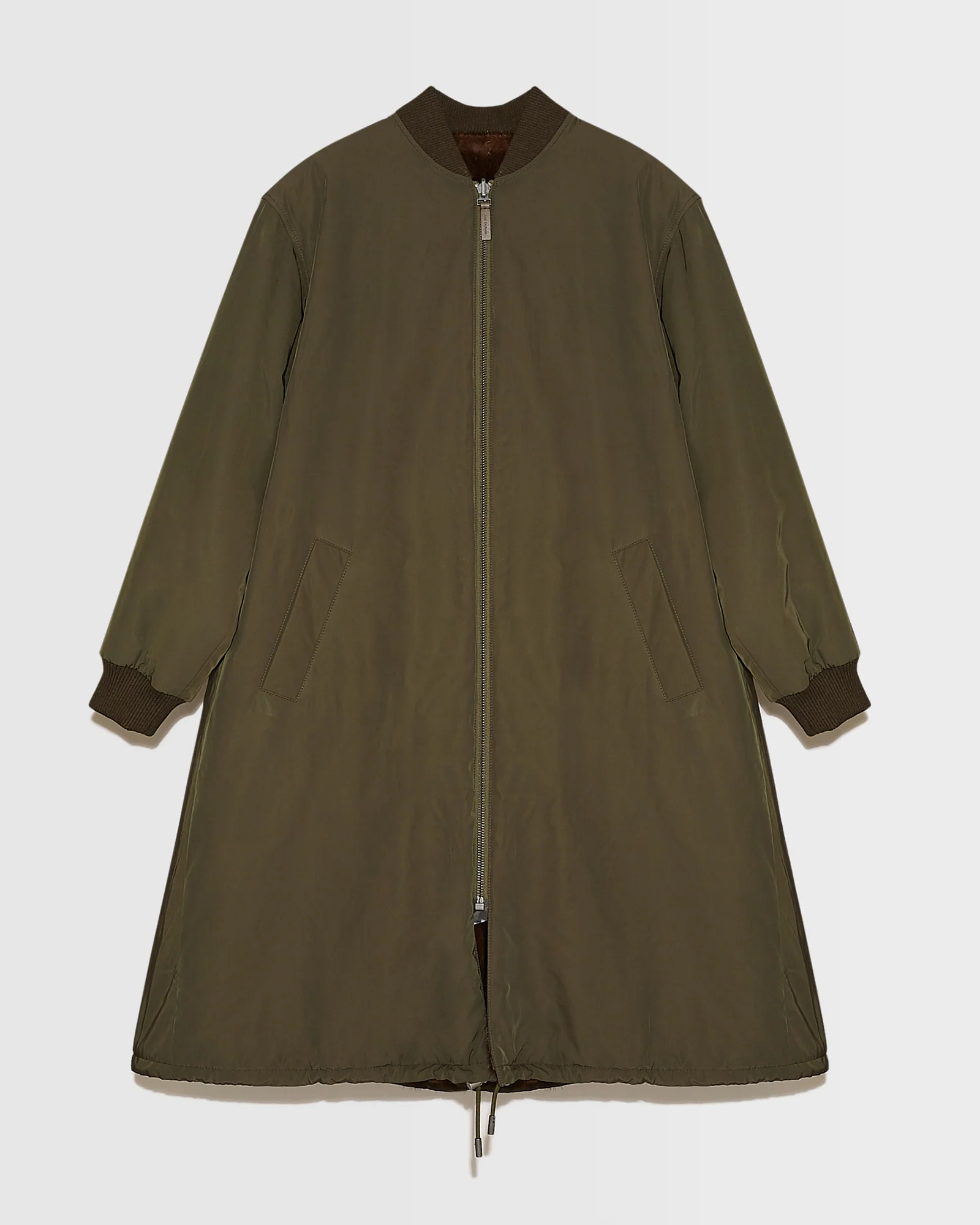 Parka bomber réversible en tissu technique déperlant et fourrure de vison à poils longs - Image 5