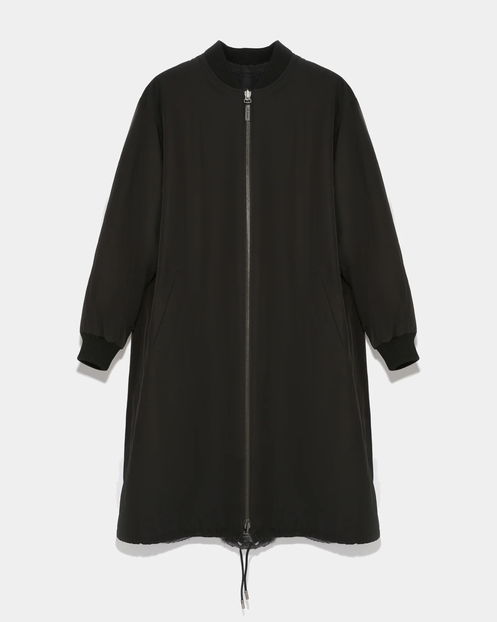 Parka bomber réversible en tissu technique déperlant et fourrure de vison à poils longs - Image 3