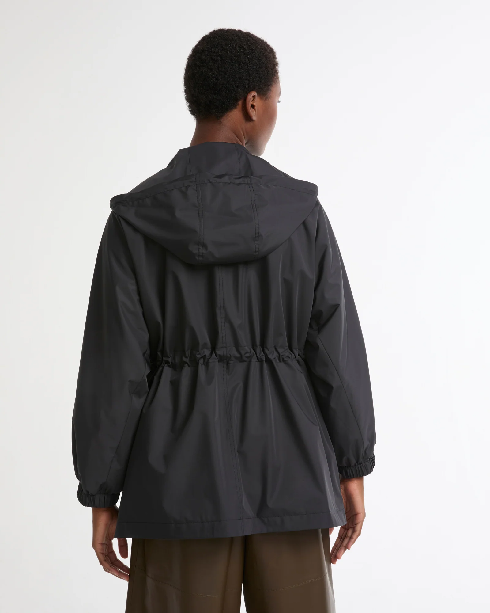 Parka cape en tissu technique imperméable - Image 4