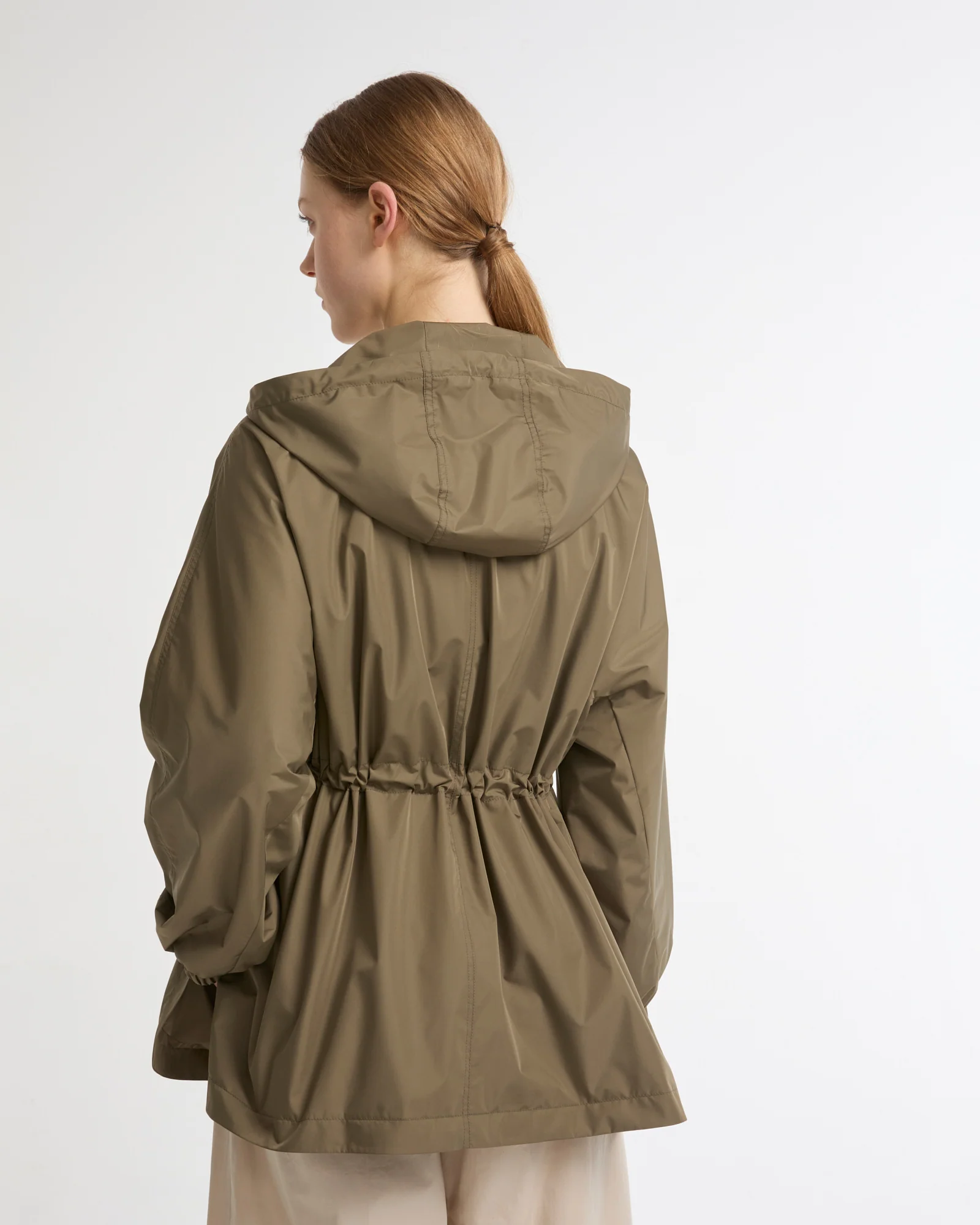 Cape parka en tissu technique imperméable - Image 4
