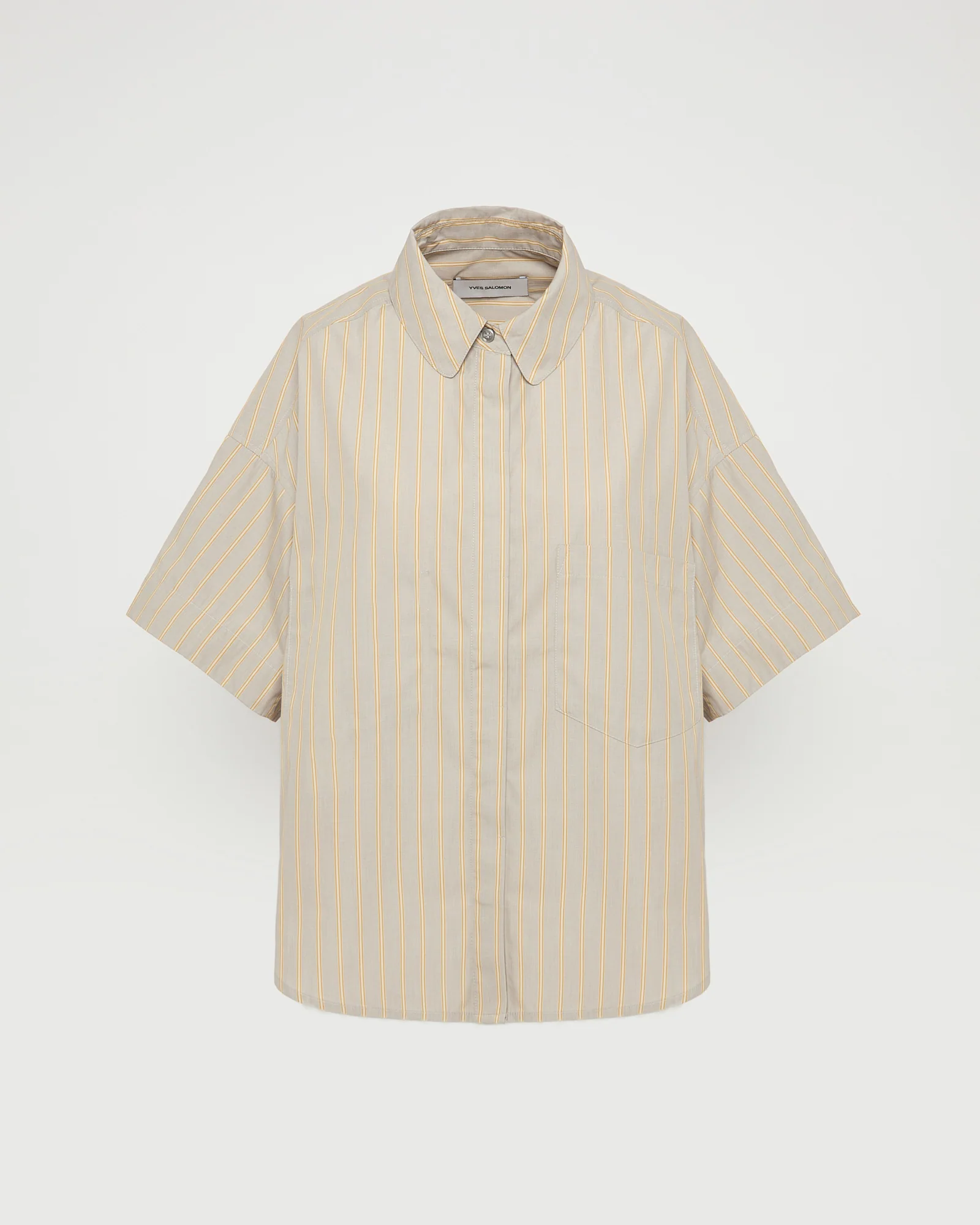 Chemise à manches courtes en popeline - Image 4