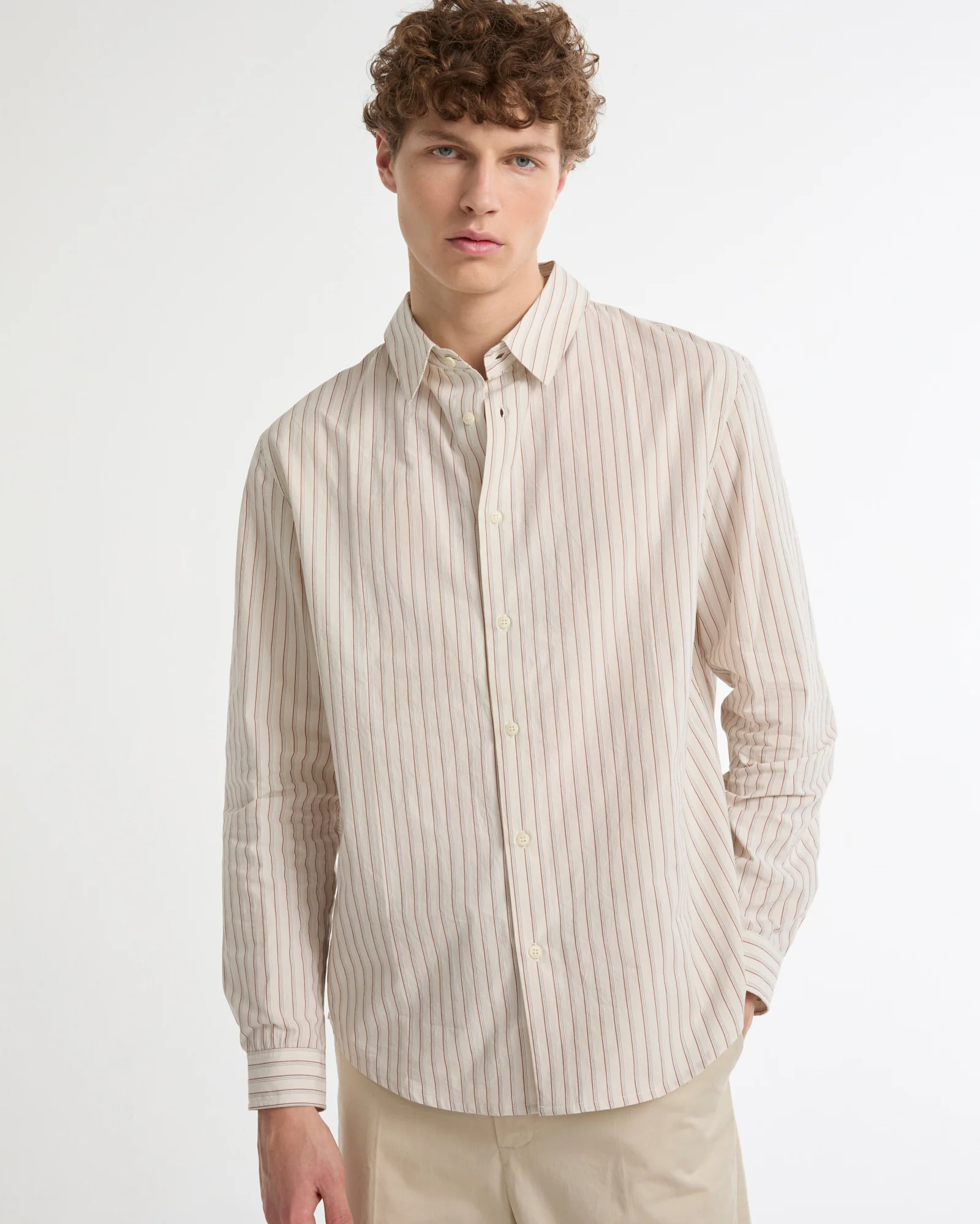Chemise en popeline de coton
