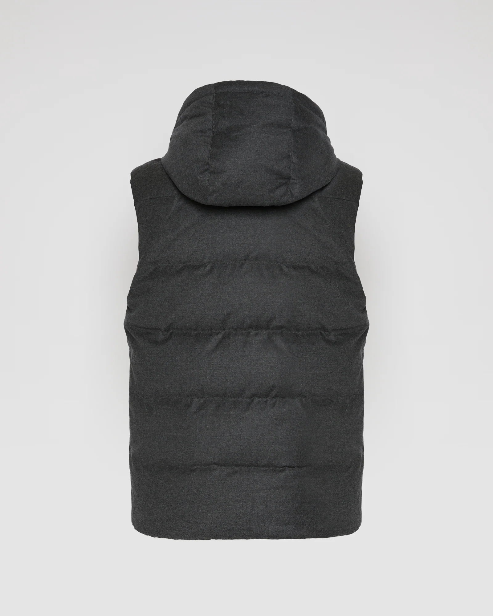 Gilet doudoune en tissu imperméable Loro Piana avec col en fourrure de vison - Image 6