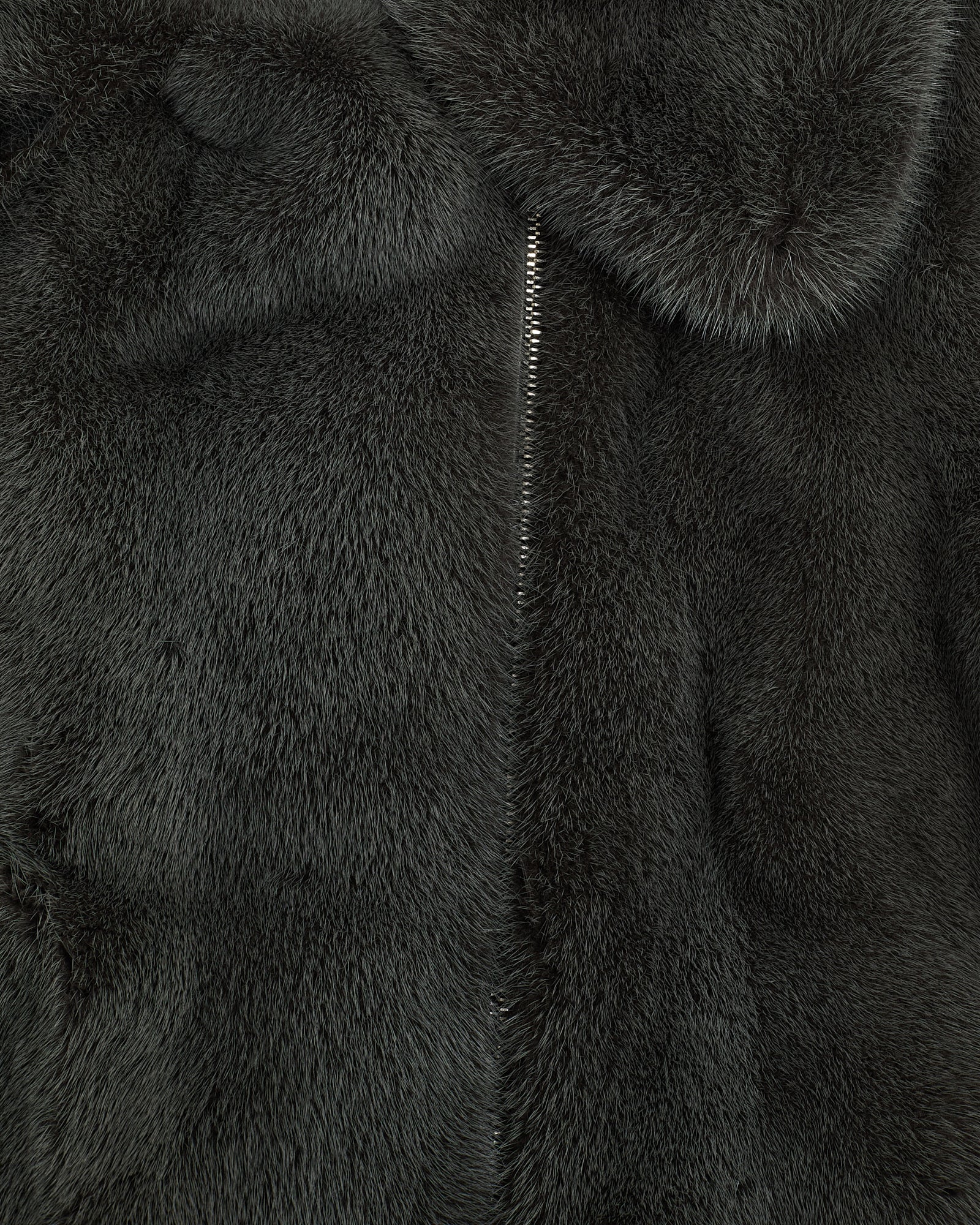Gilet perfecto sans manches en fourrure de vison - Image 3