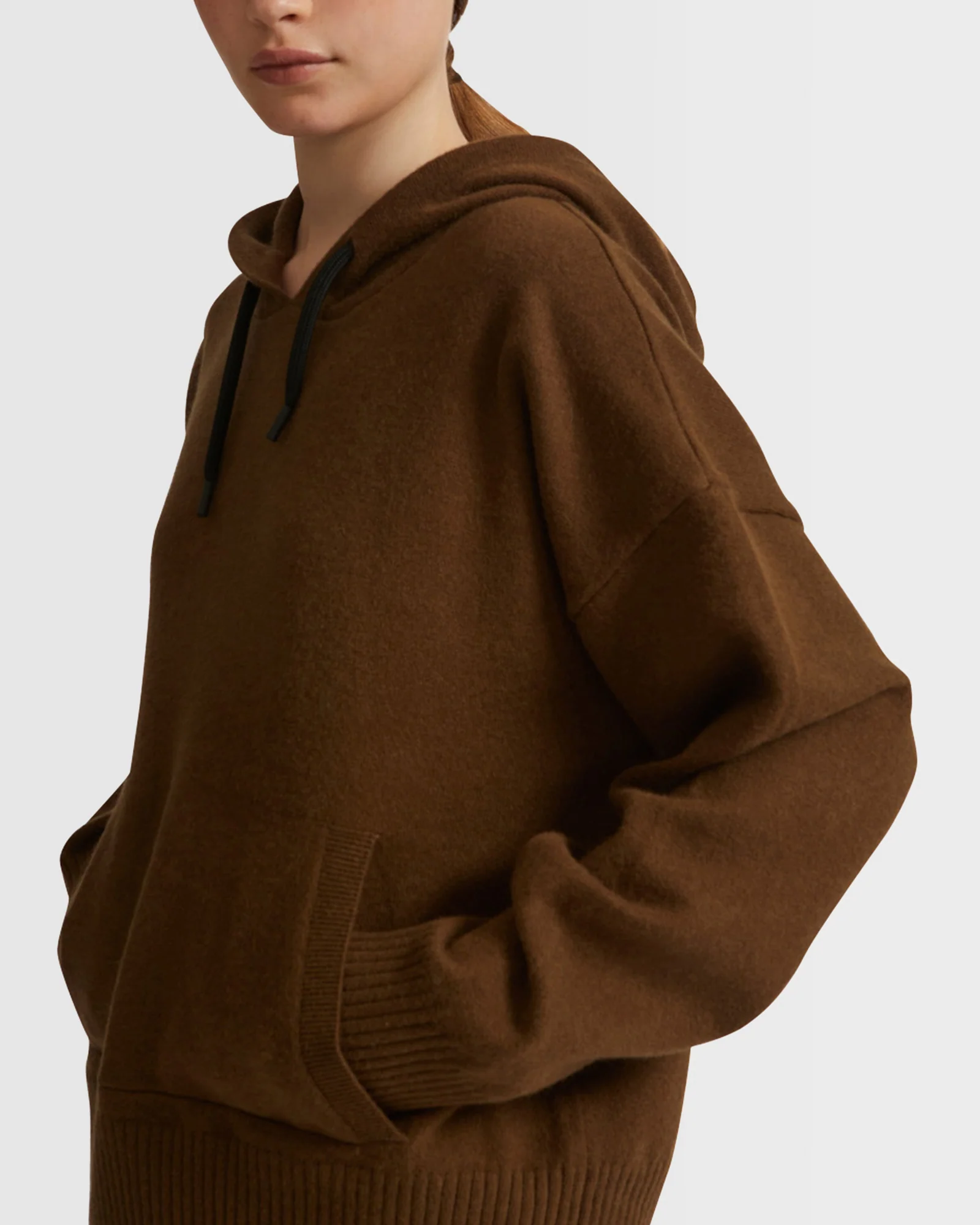 Hoodie à capuche en maille lainage Angora - Image 3