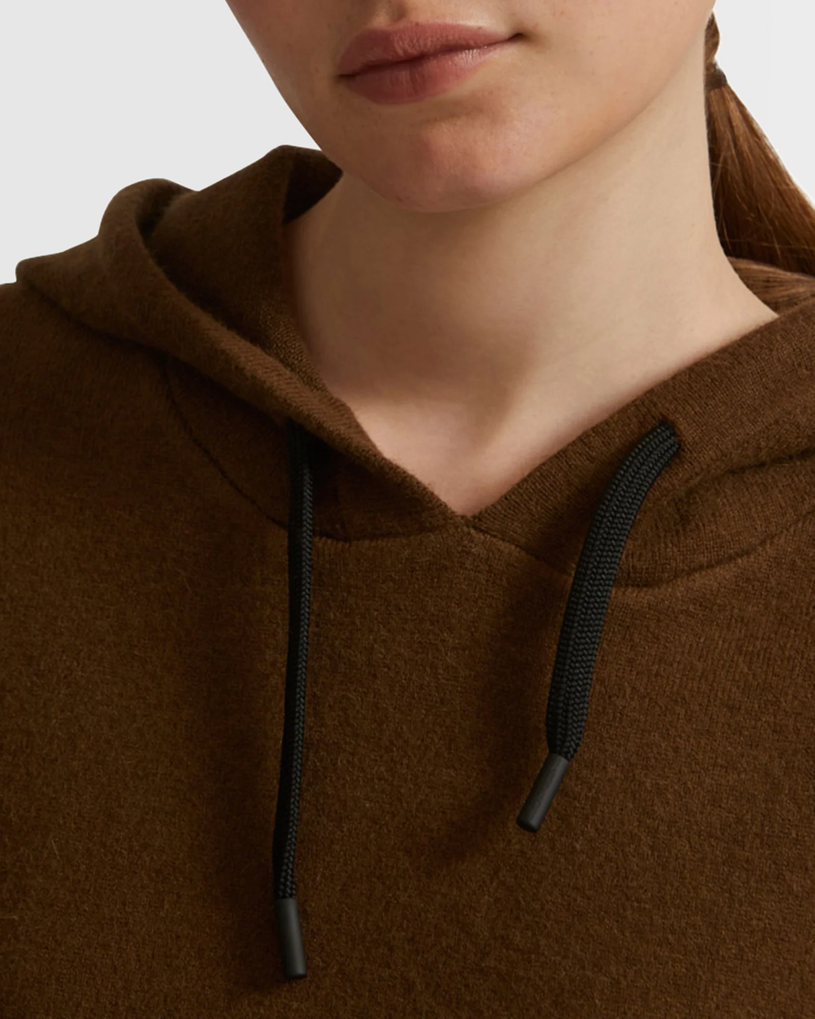 Hoodie à capuche en maille lainage Angora - Image 4