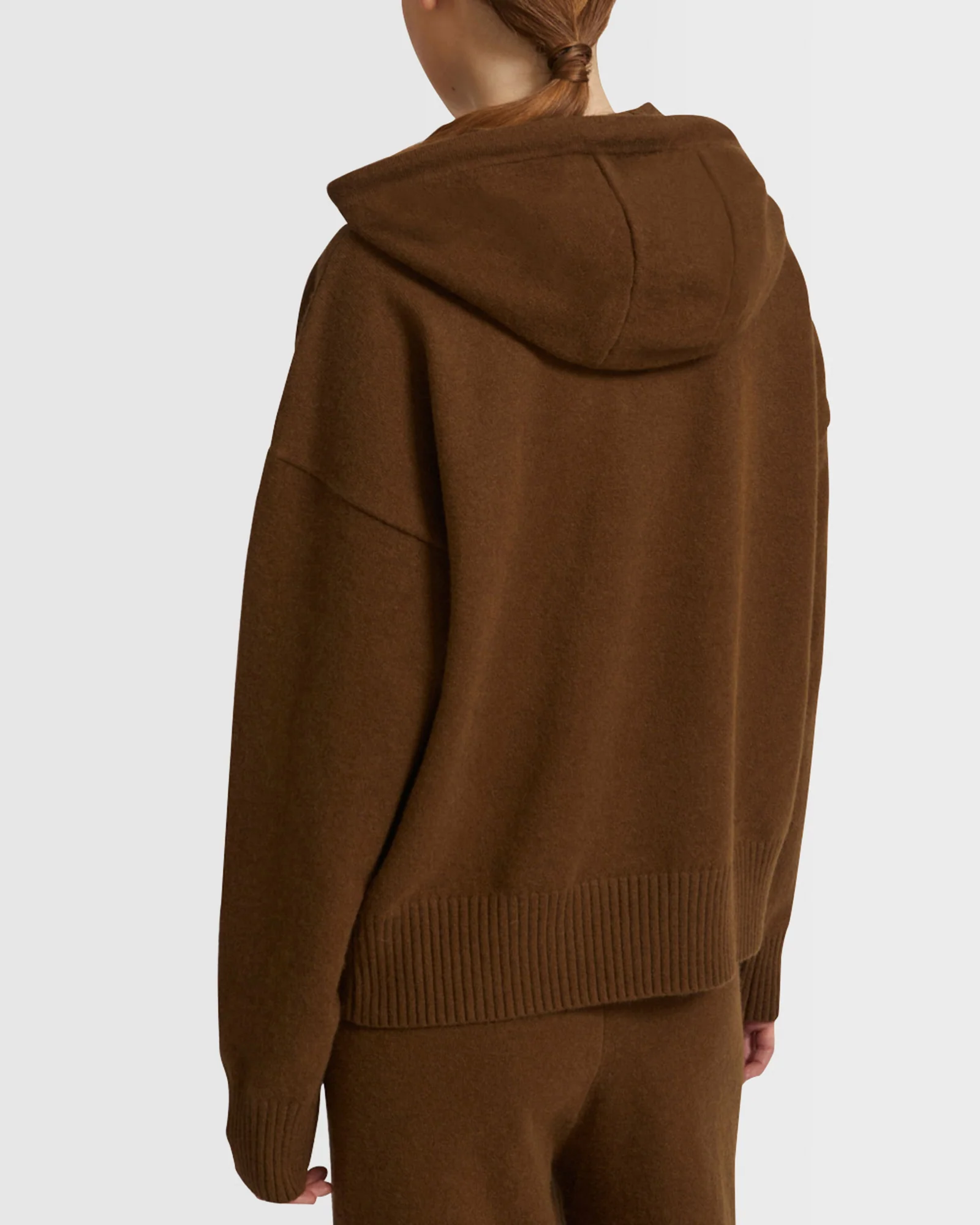 Hoodie à capuche en maille lainage Angora - Image 5
