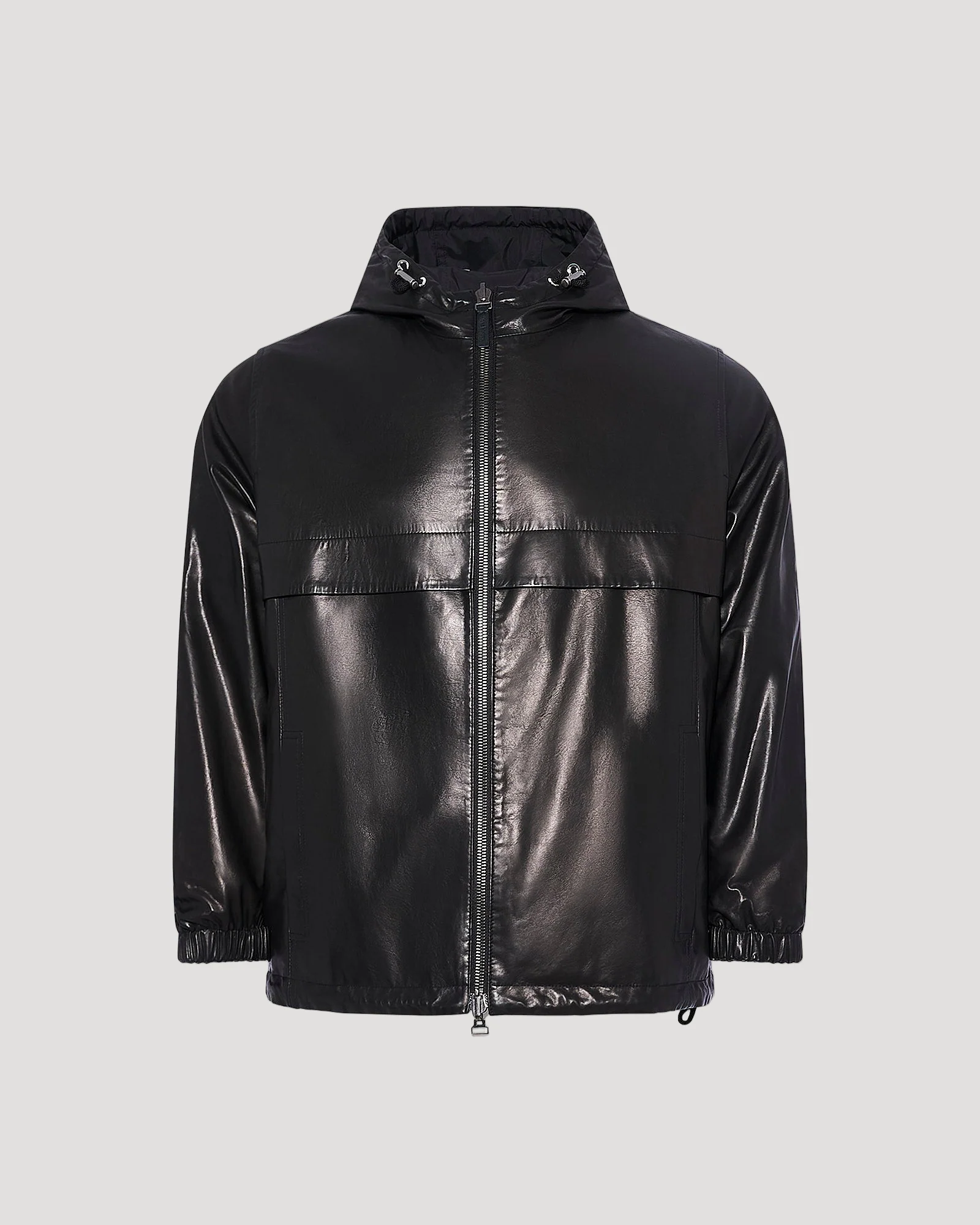 Hoody en cuir de baby calf réversible - Image 6