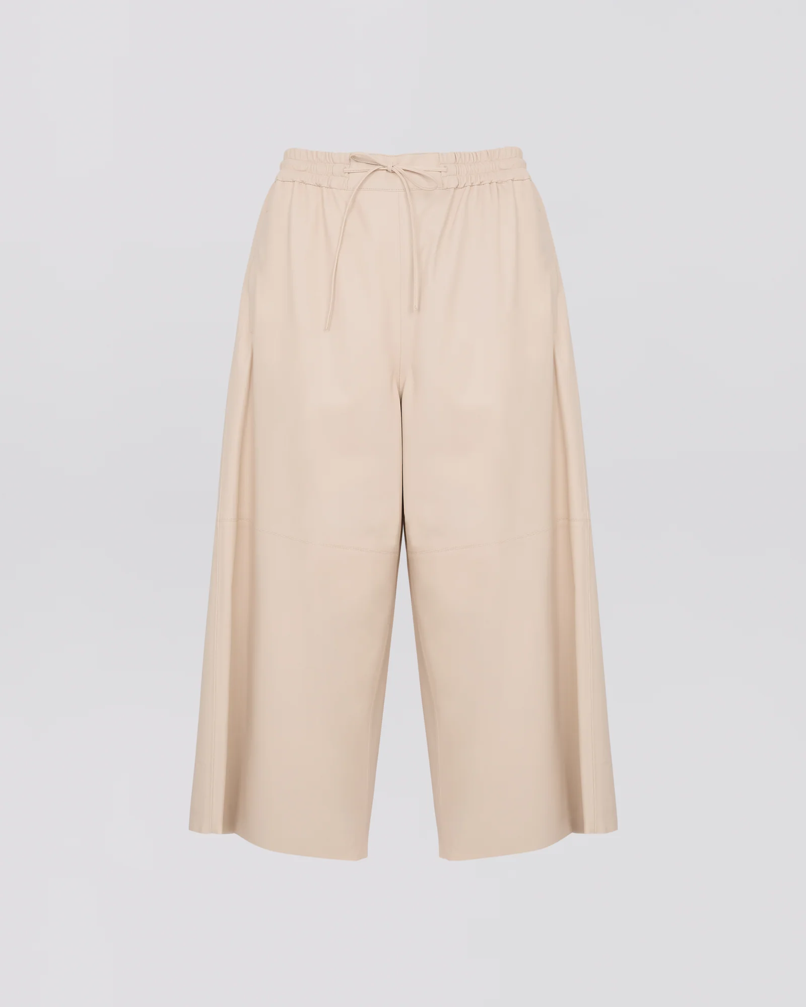 Jupe culotte en cuir d'agneau fin - Image 4