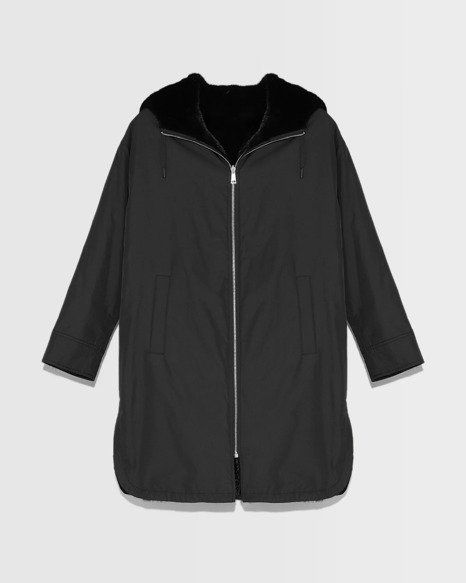 Parka réversible en fourrure de vison et tissu technique - Image 3