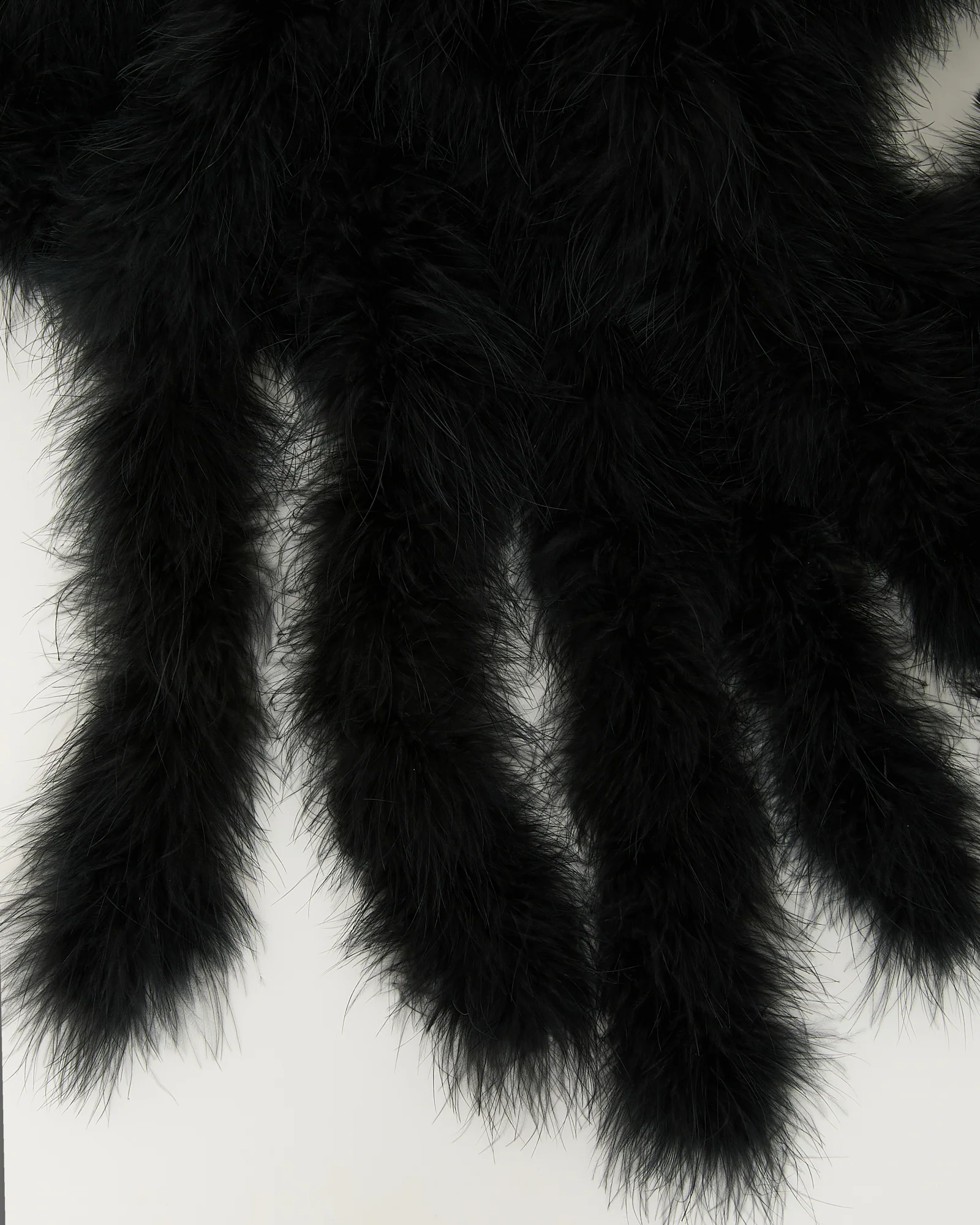 Maxi écharpe à franges en plumes - Image 5