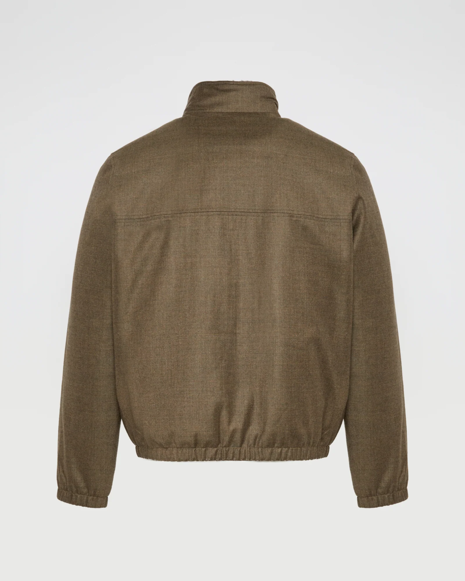 Veste en tissu Loro Piana avec col en vison - Image 6