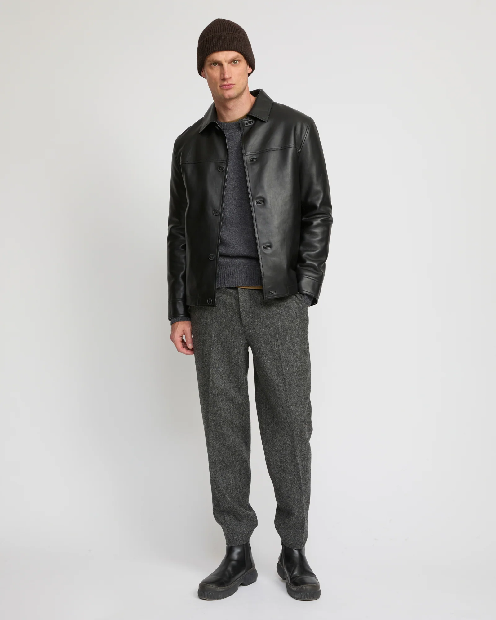 Veste en cuir d'agneau - Image 3