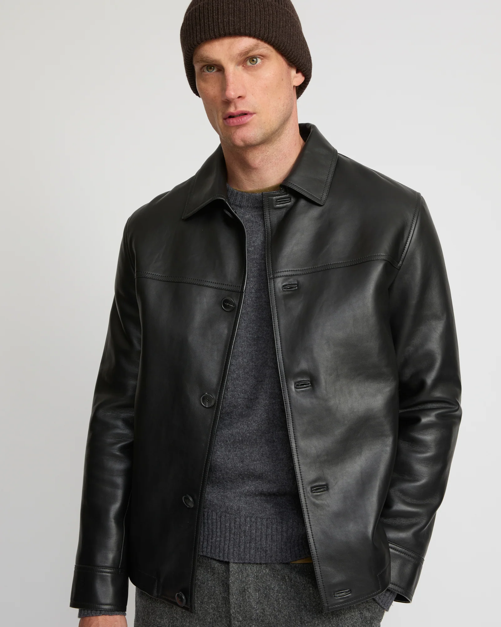 Veste en cuir d'agneau - Image 4