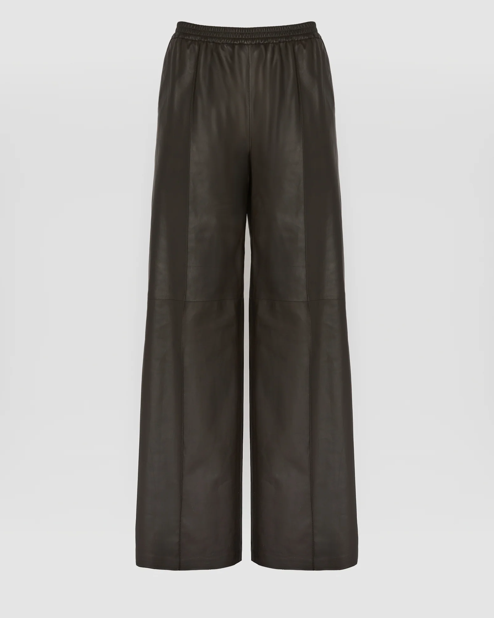 Pantalon ample en cuir d'agneau fin - Image 4