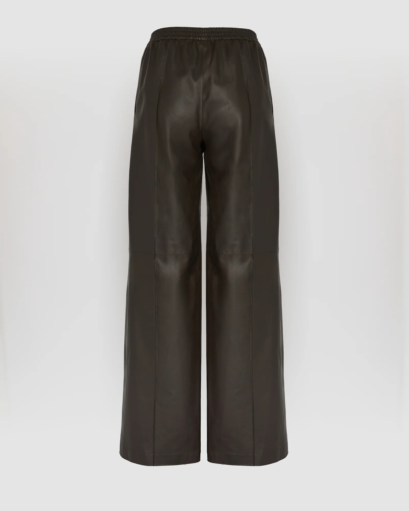 Pantalon ample en cuir d'agneau fin - Image 5