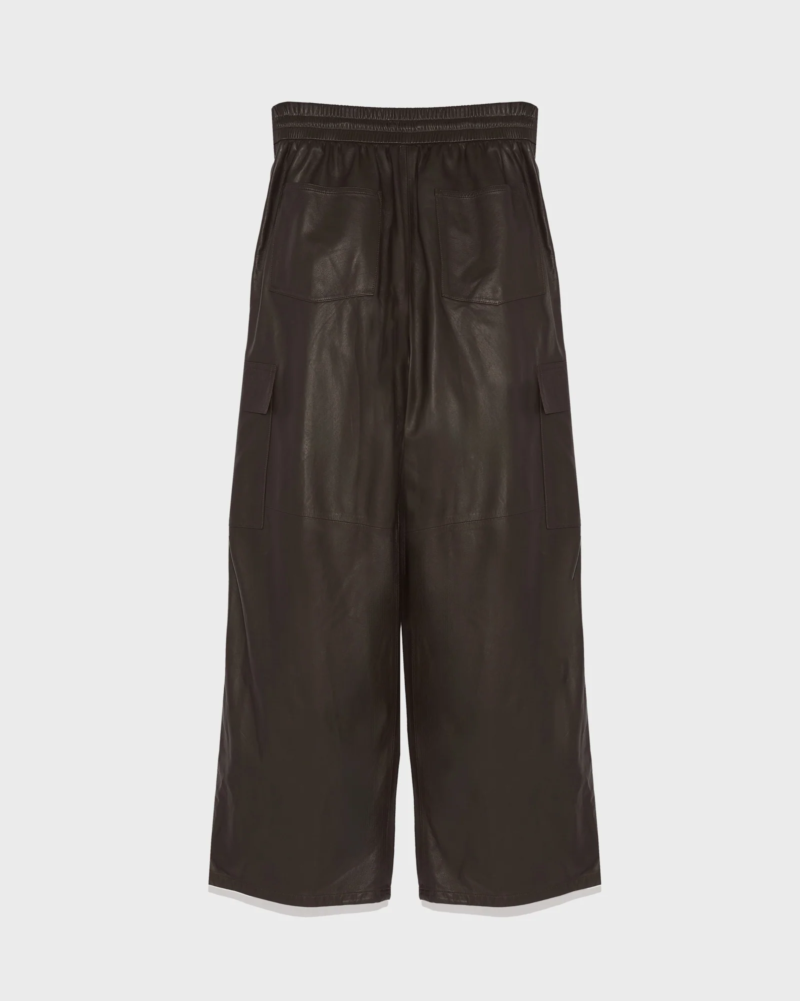 Pantalon ample en cuir d'agneau fin - Image 5