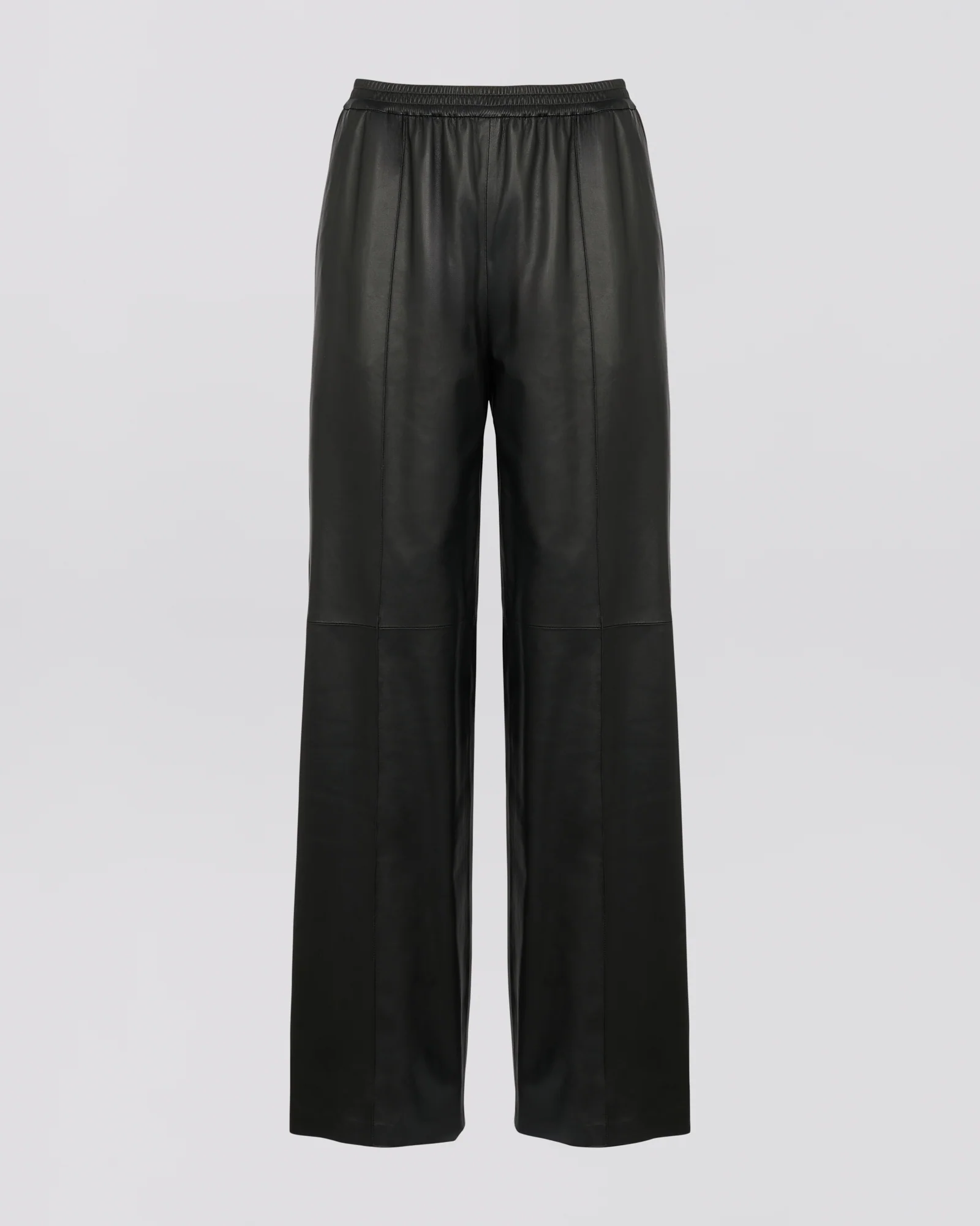 Pantalon ample en cuir d'agneau fin - Image 4