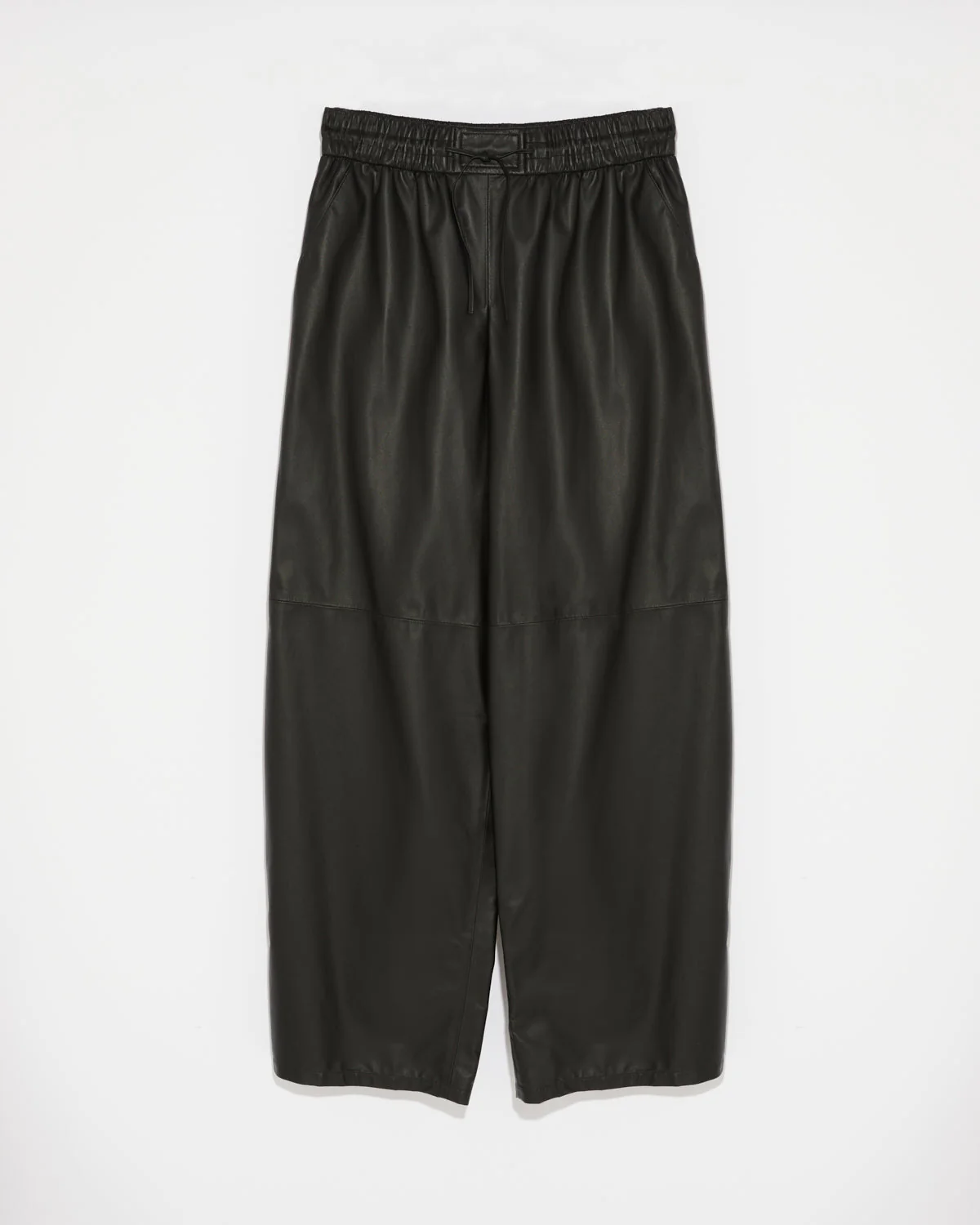 Pantalon ample en cuir d'agneau fin - Image 4