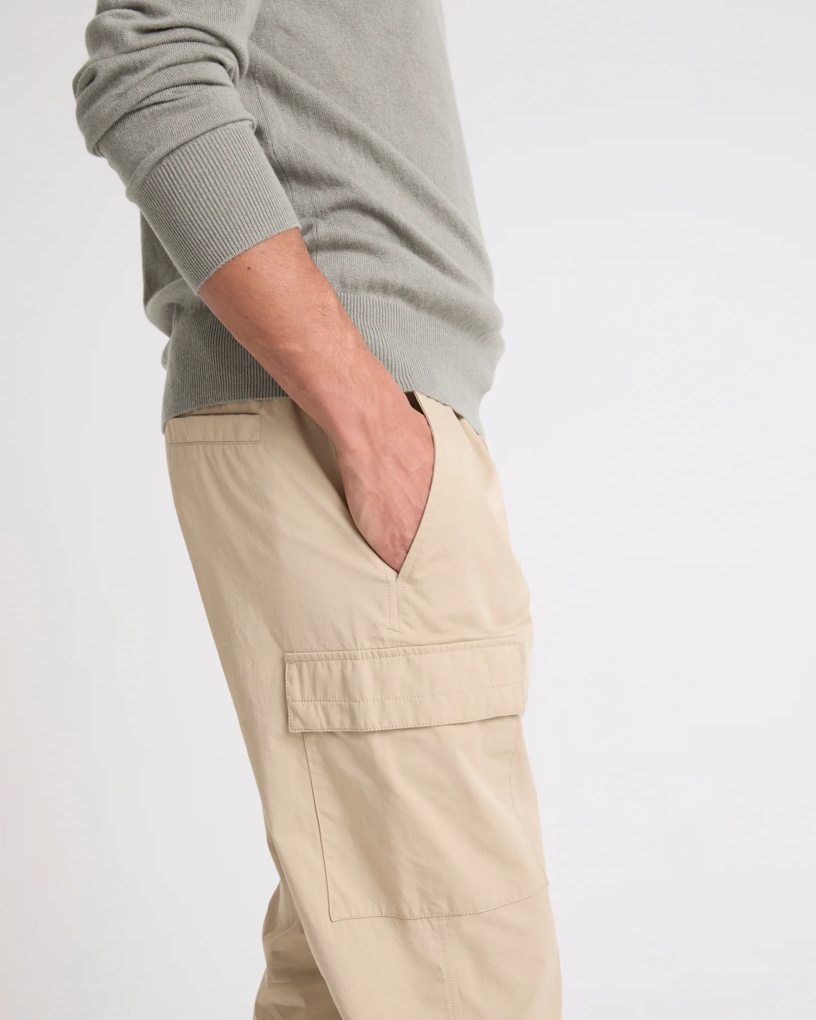 Pantalon en coton mélangé - Image 3