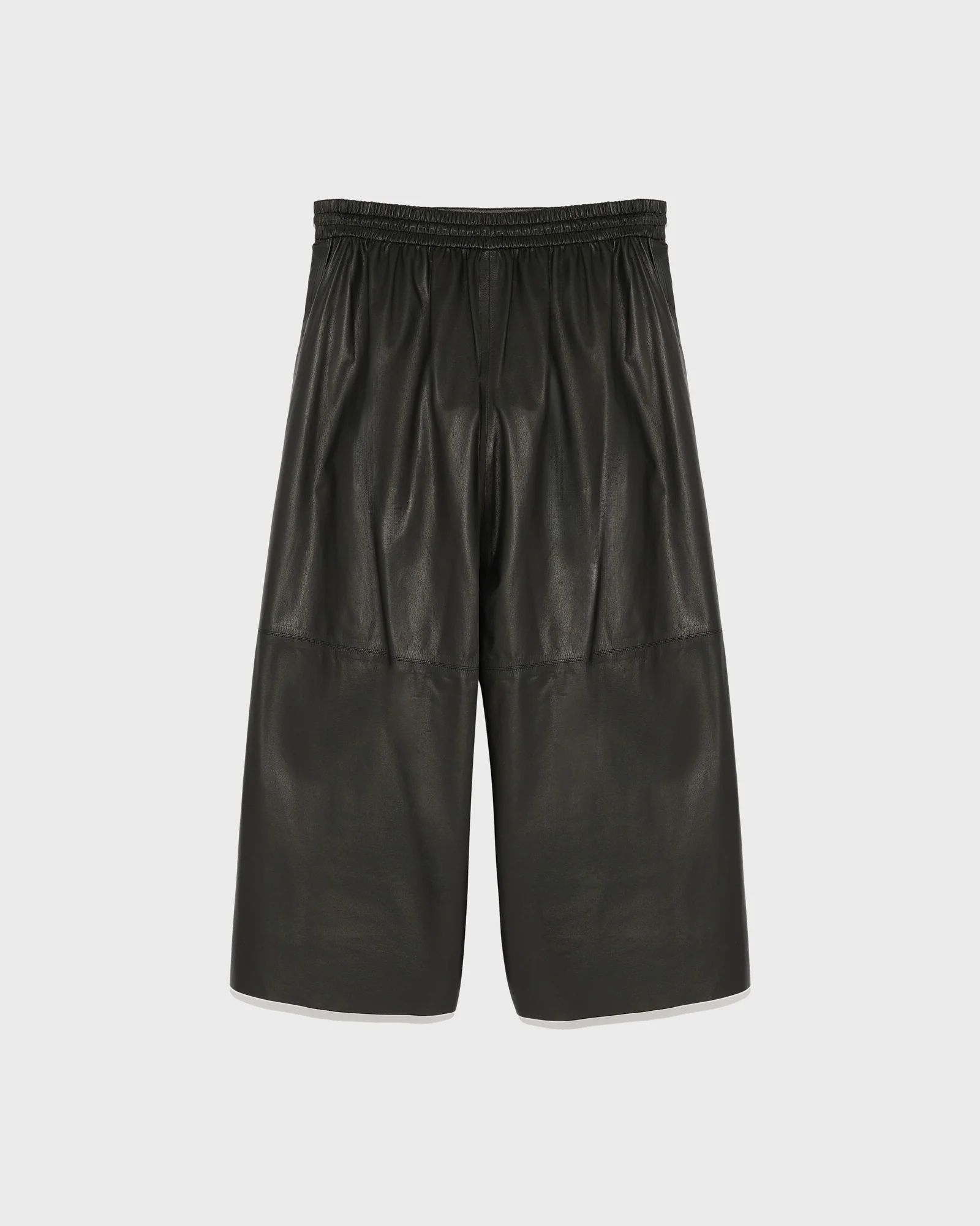 Jupe culotte en cuir d'agneau fin - Image 5