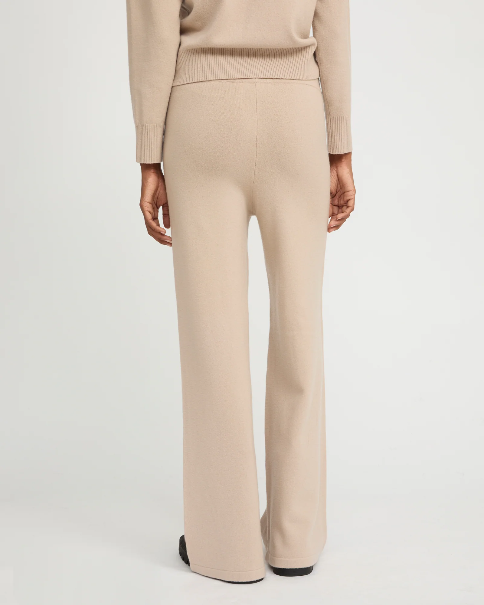 Pantalon large en maille mérinos - Image 3