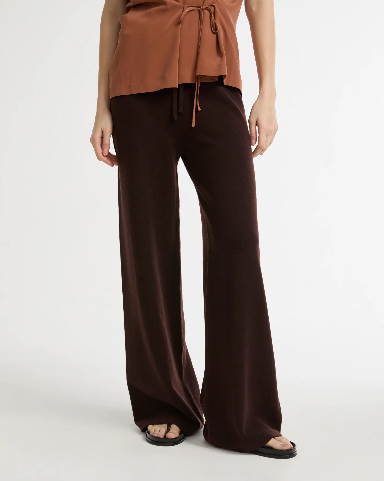 Pantalon large en maille mérinos - Image 3