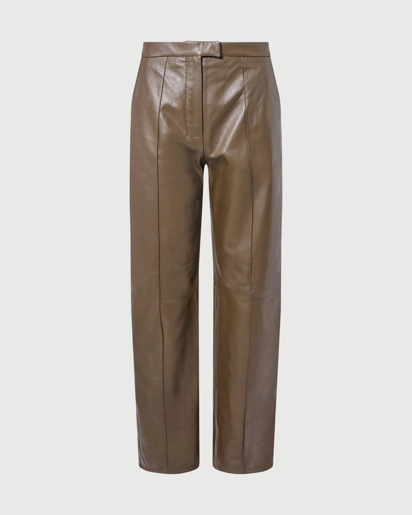 Pantalon tailleur en cuir d'agneau - Image 4