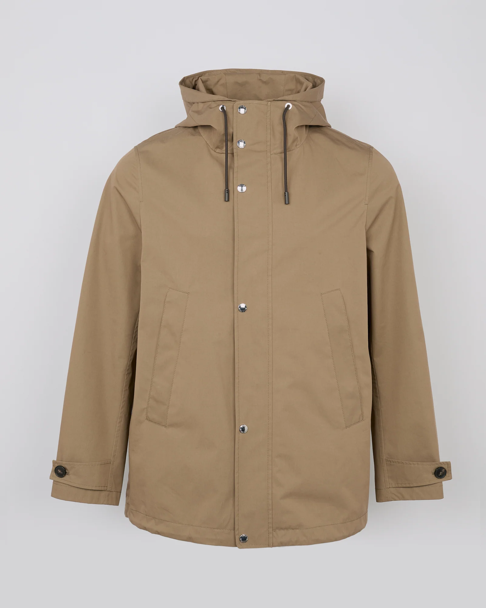Parka courte en tissu technique mix coton - Image 5