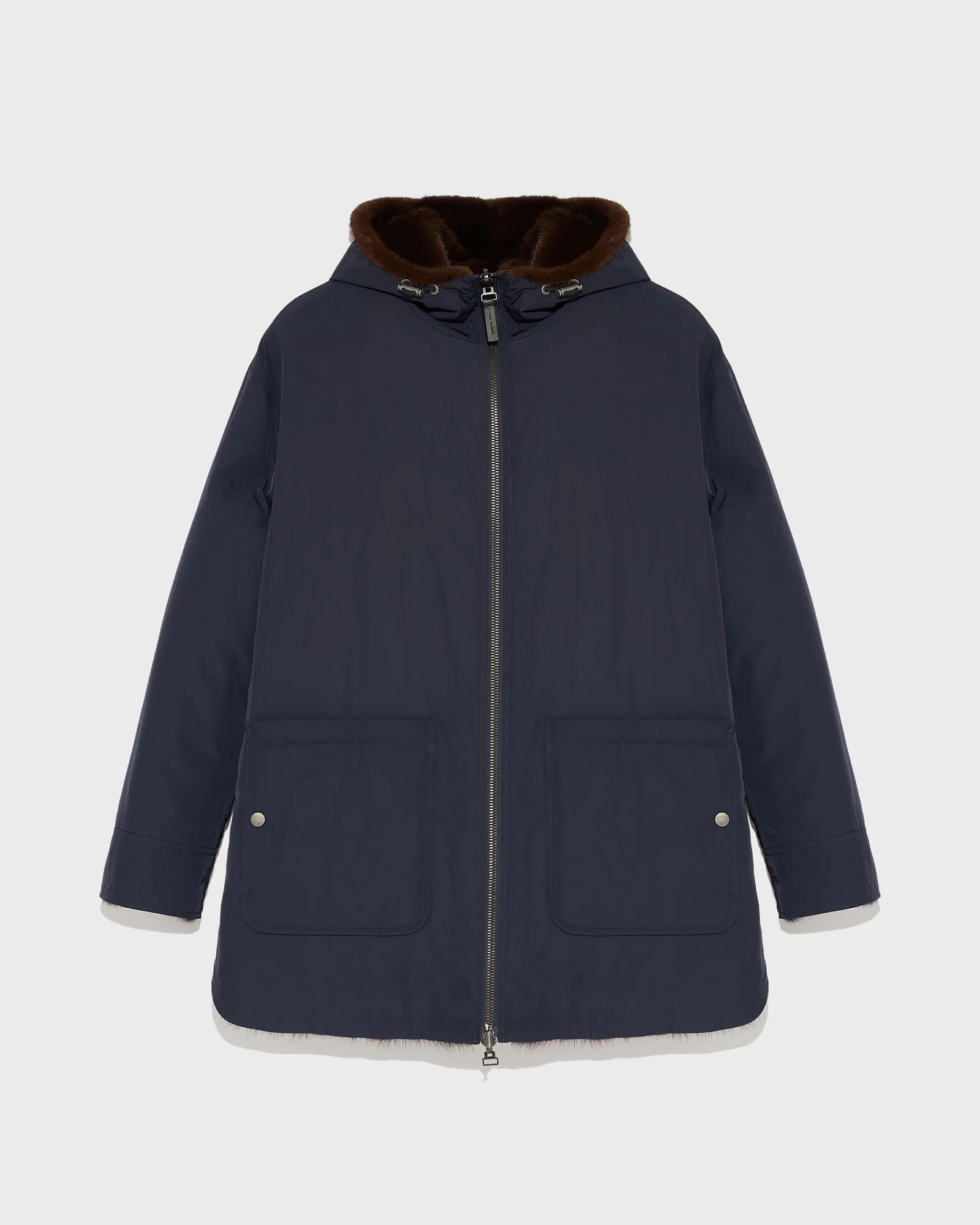 Parka en tissu technique réversible fourrure de vison - Image 6