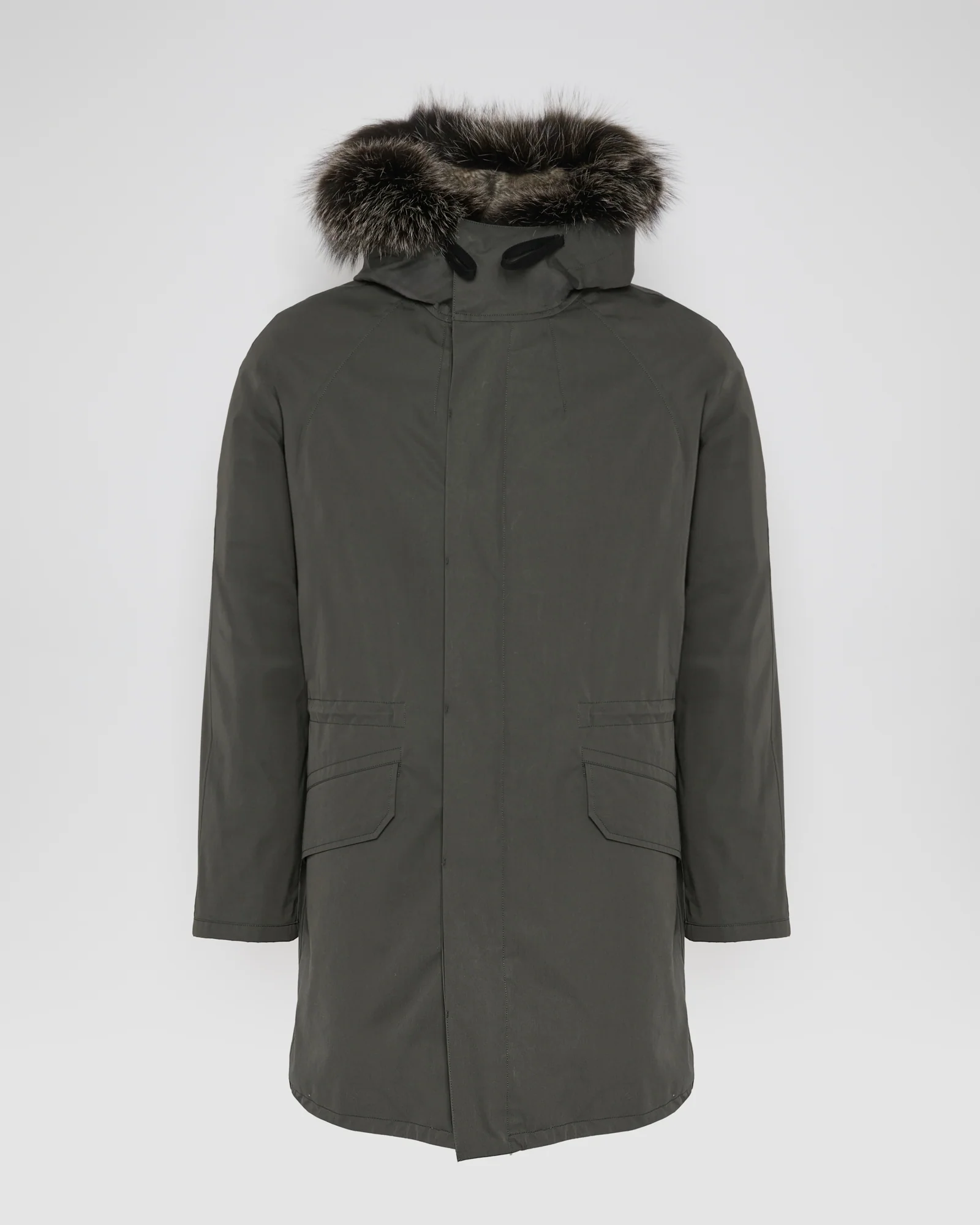 Parka iconique en coton mélangé avec fourrure de renard et lapin - Image 4