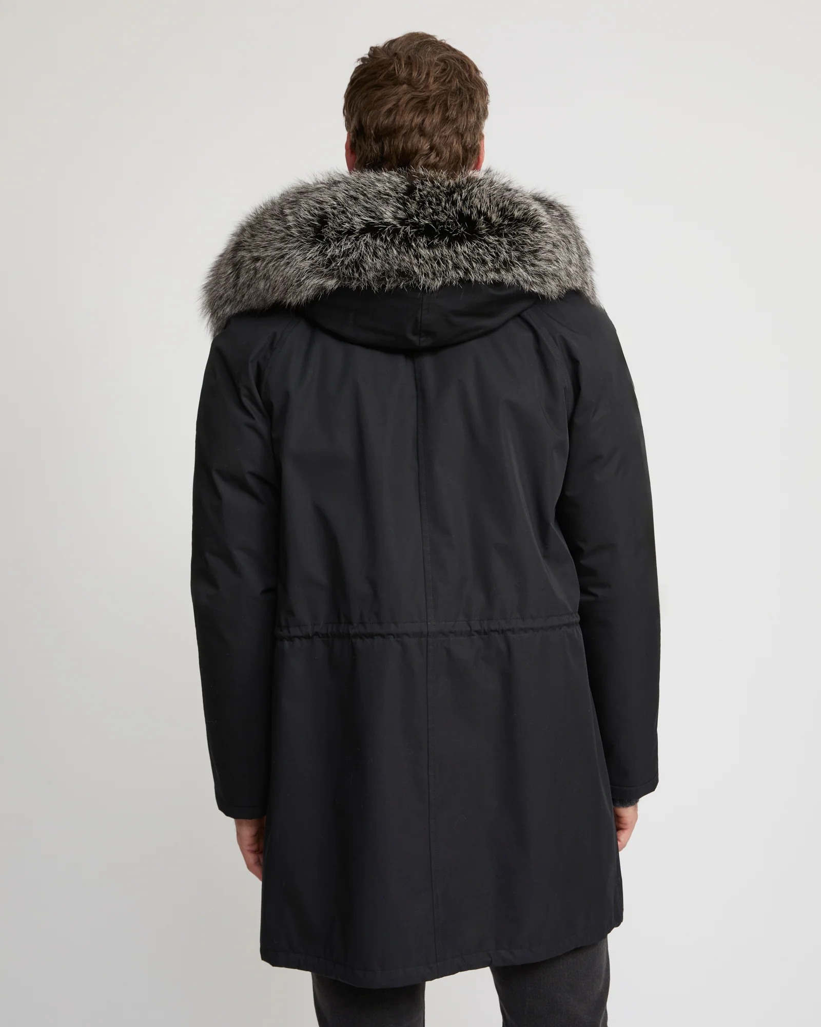 Parka iconique en coton mélangé avec fourrure de renard et lapin - Image 4