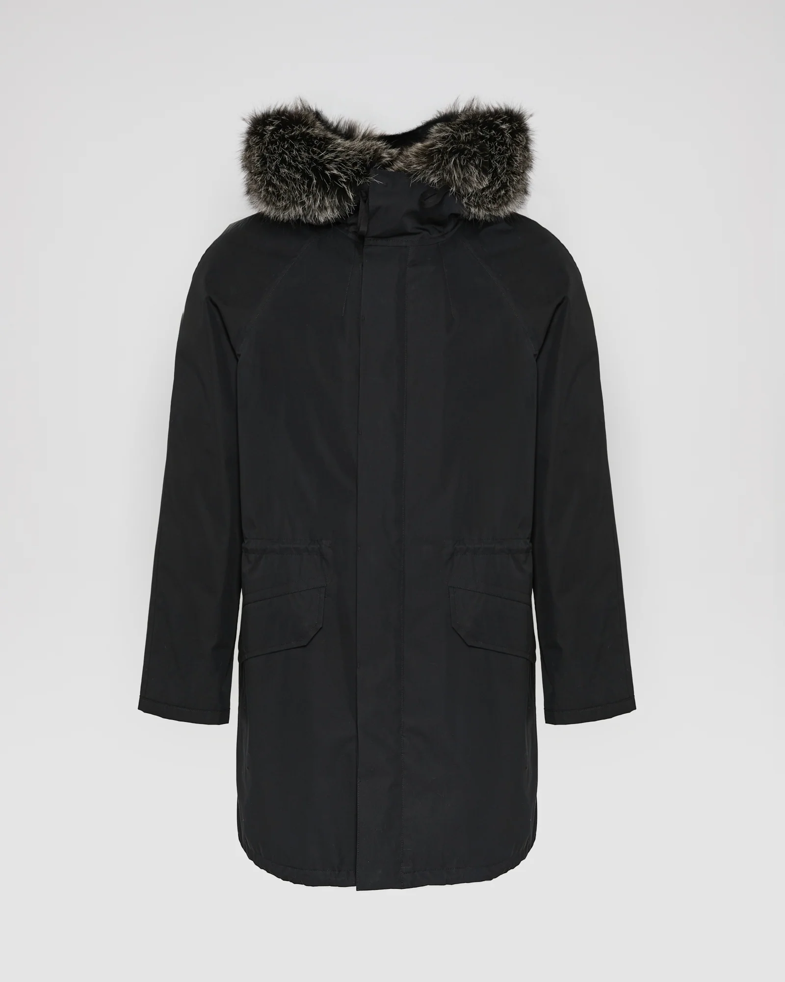 Parka iconique en coton mélangé avec fourrure de renard et lapin - Image 5