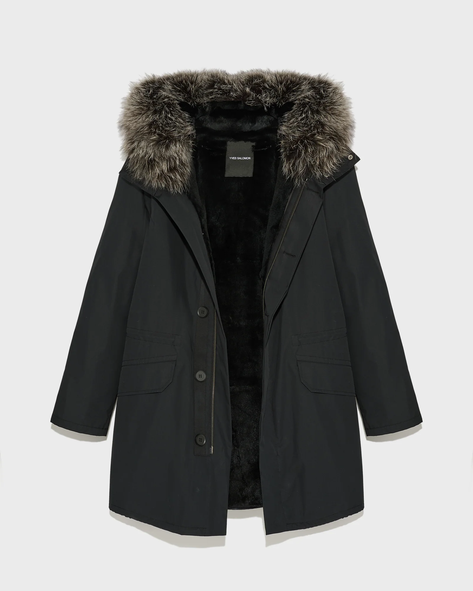 Parka iconique en coton mélangé avec fourrure de renard et lapin - Image 7
