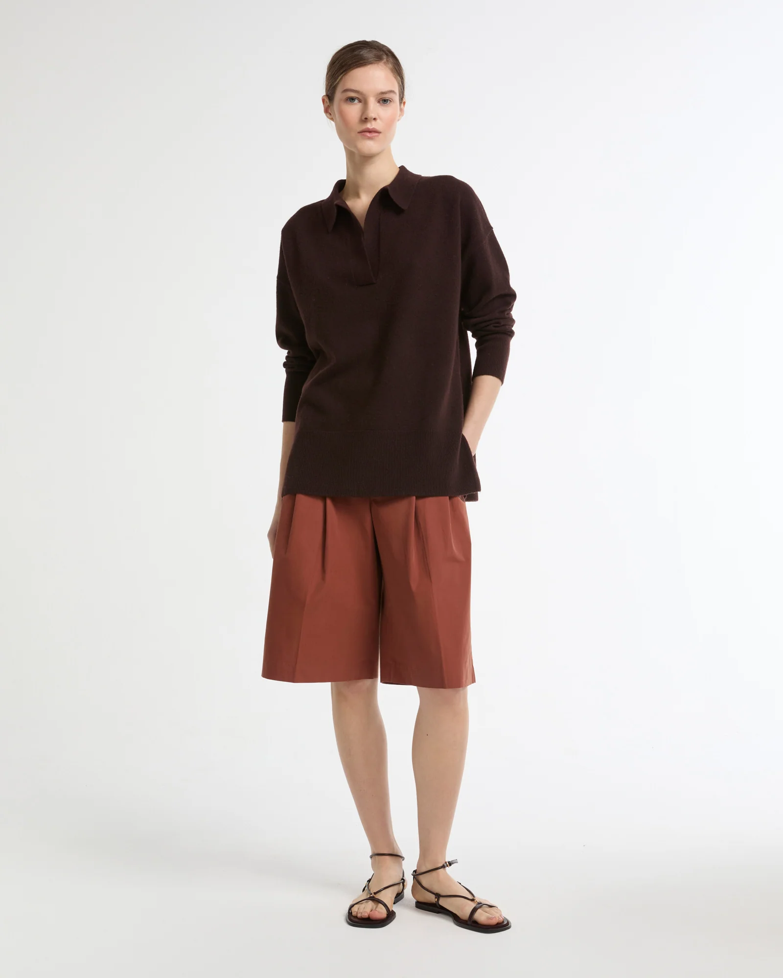 Polo en maille mérinos - Image 2