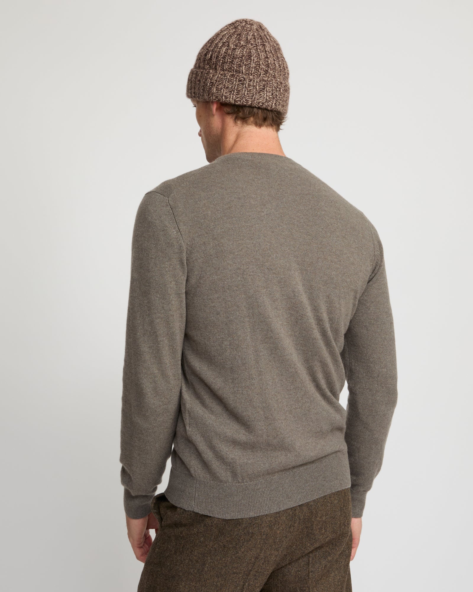 Pull crew neck en maille 100% cachemire - Image 3