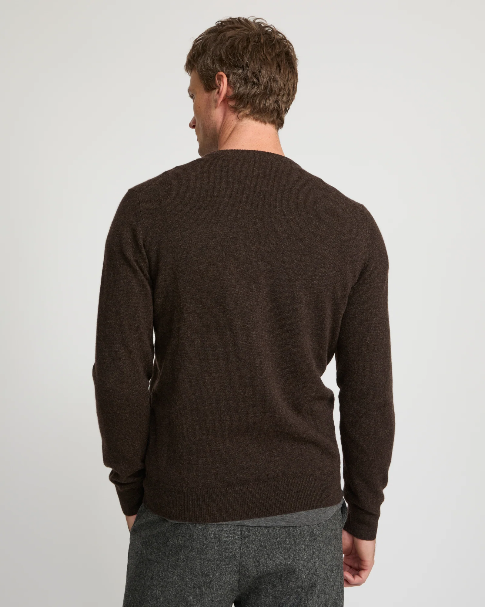 Pull crew neck en maille 100% cachemire - Image 4